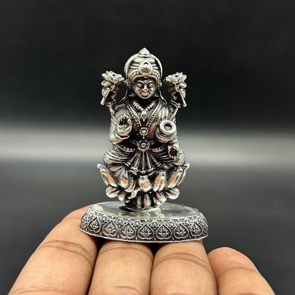 925 Sterling Silver Laxmi Idol
