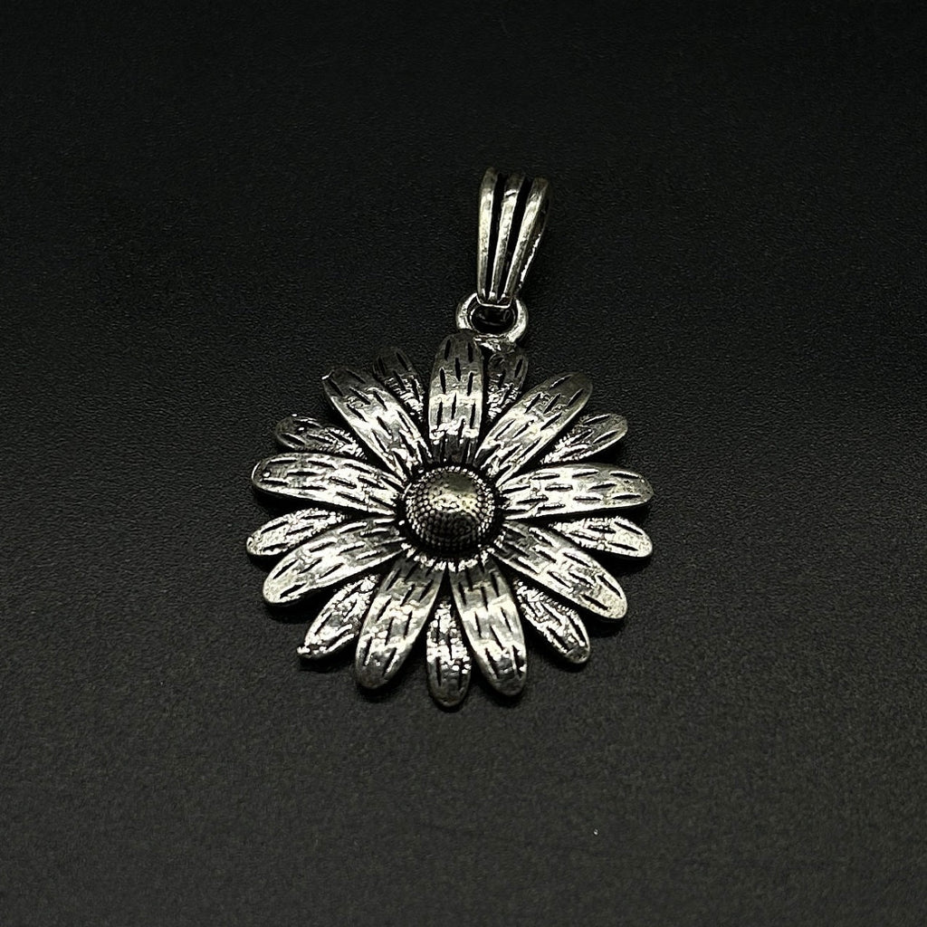 925 Sterling Silver Flower Pendant, Silver Pendant Flower, Silver Pendant, Silver Pendant, Valentine Gift