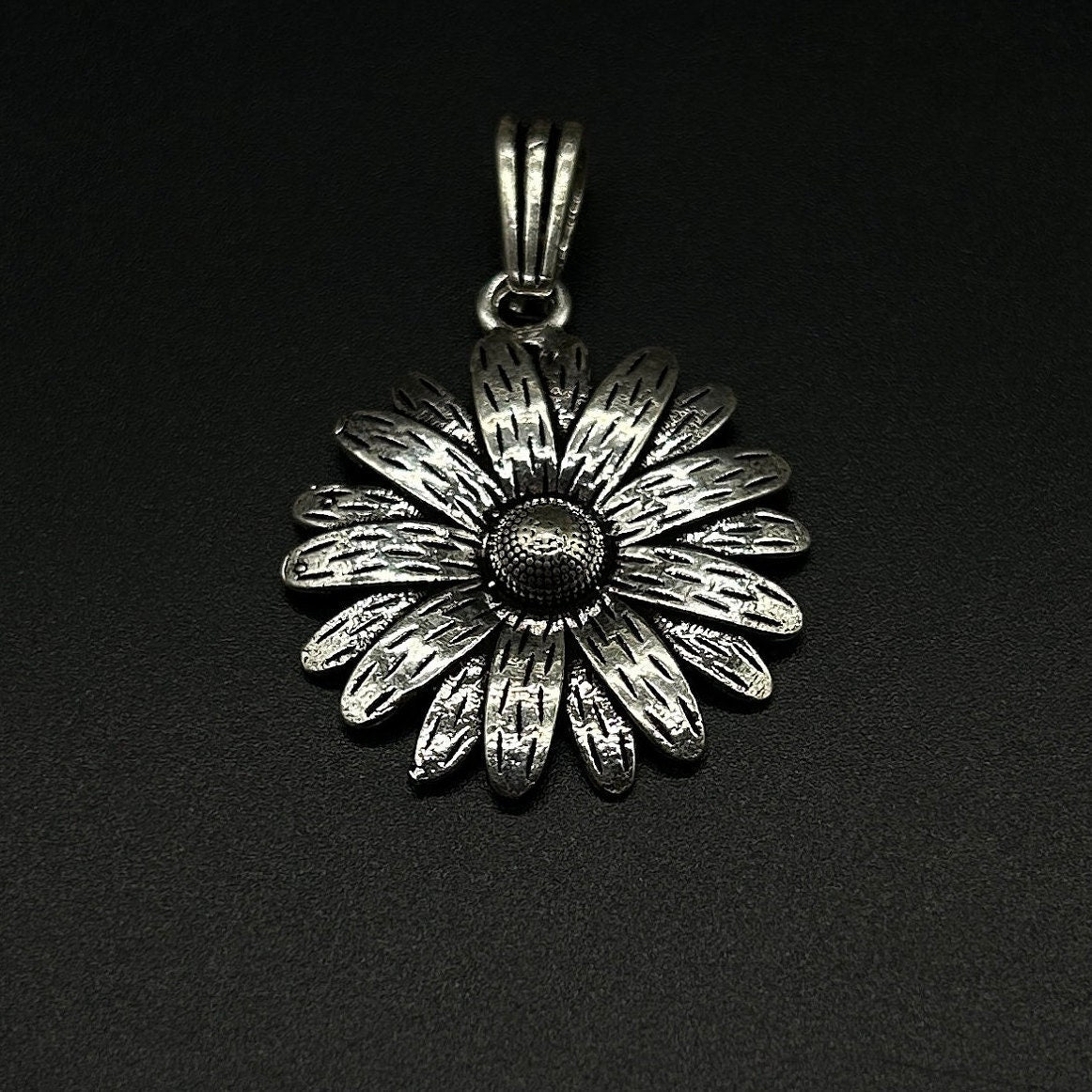 925 Sterling Silver Flower Pendant, Silver Pendant Flower, Silver Pendant, Silver Pendant, Valentine Gift