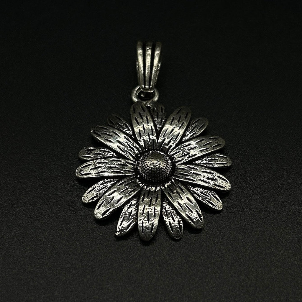 925 Sterling Silver Flower Pendant, Silver Pendant Flower, Silver Pendant, Silver Pendant, Valentine Gift