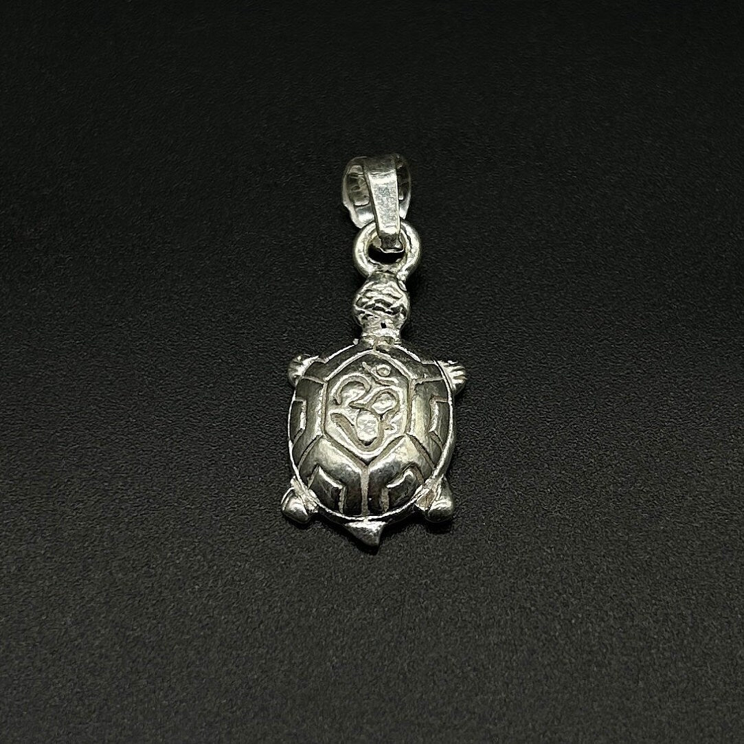 Pure Silver Tortoise Pendant, Silver Tortoise Locket