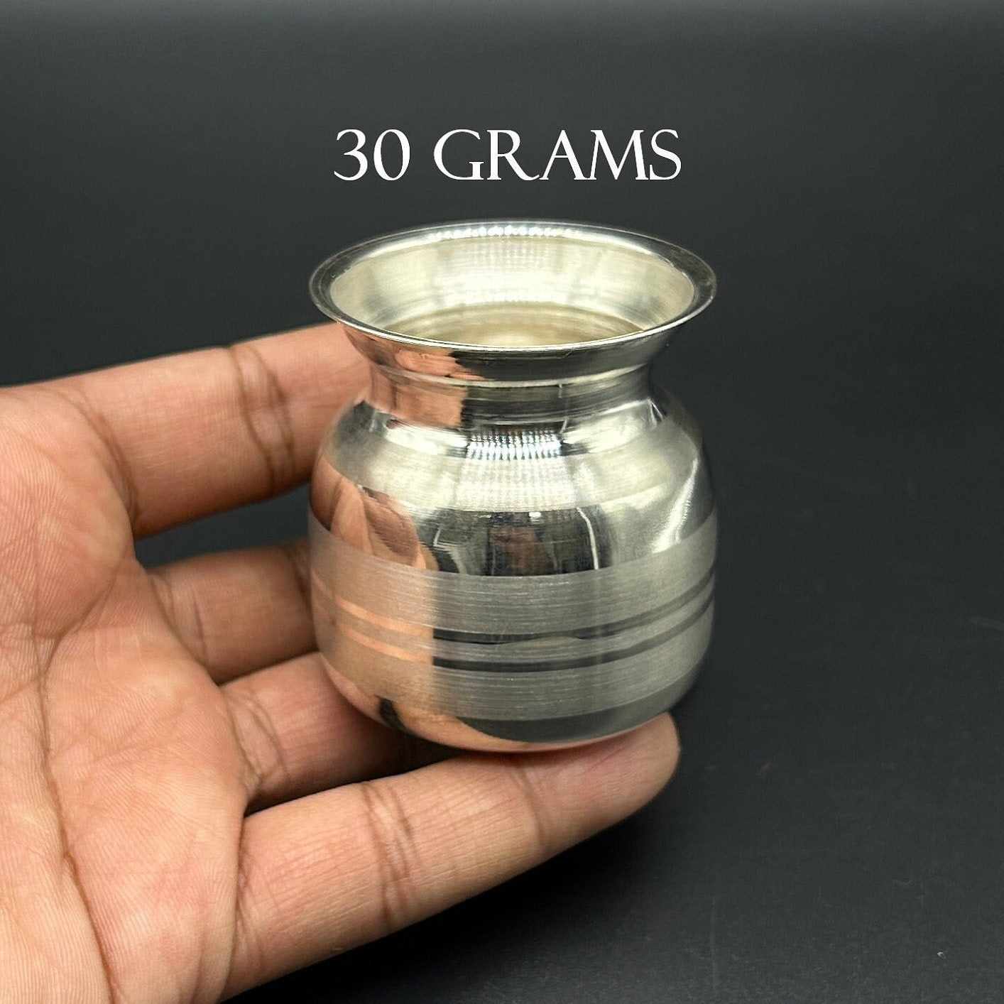 999 Solid Silver Kalash Lota / Silver Lota at Best Price in Etsy / Silver Kalash Lota for Puja