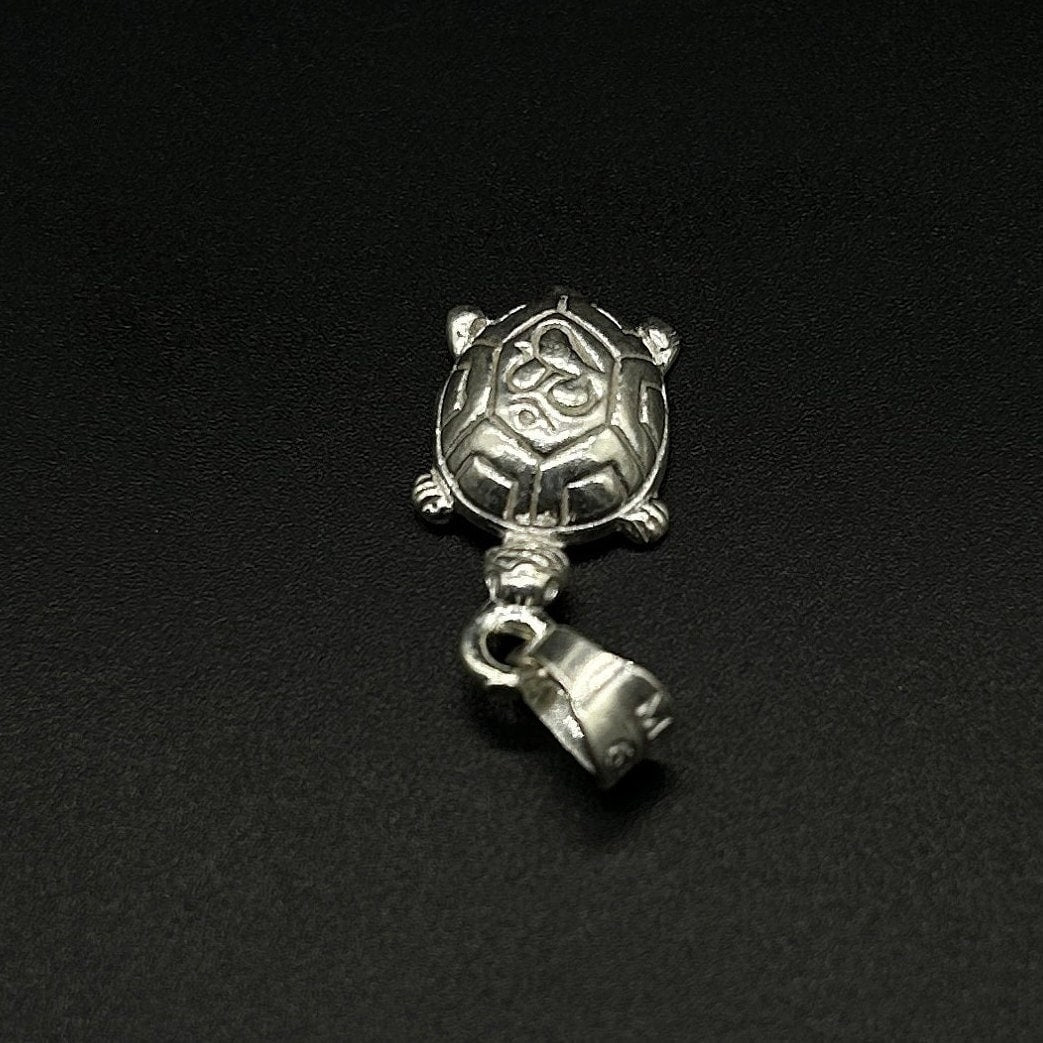 Pure Silver Tortoise Pendant, Silver Tortoise Locket