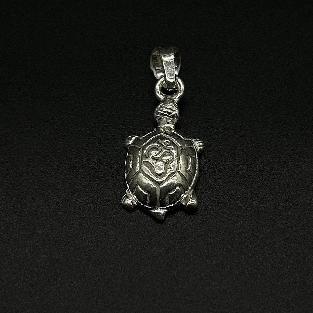 Pure Silver Tortoise Pendant, Silver Tortoise Locket