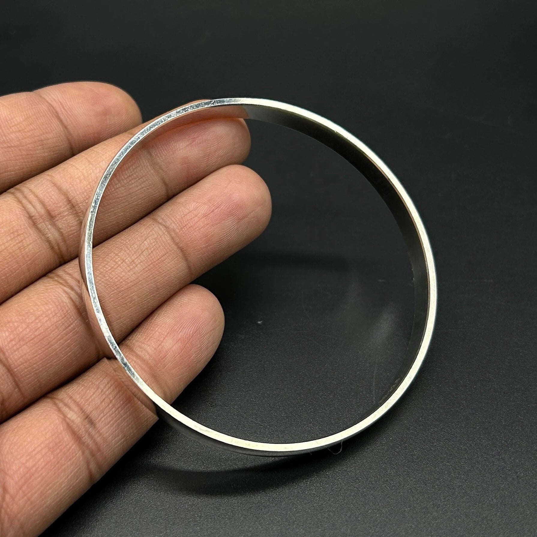 925 Sterling Silver Punjabi Kada / Silver Kada / silver Bracelet