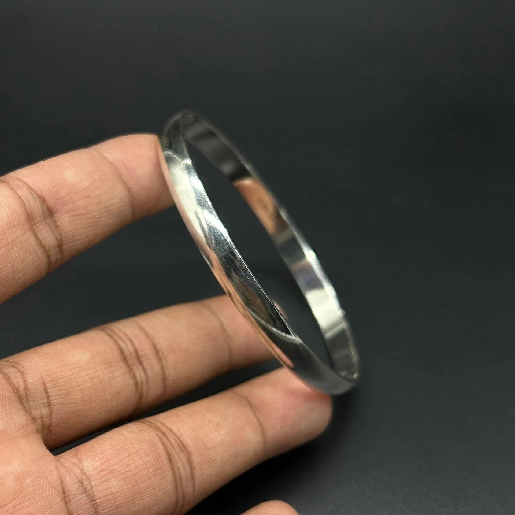 925 Sterling Silver Punjabi Kada / Silver Kada / silver Bracelet