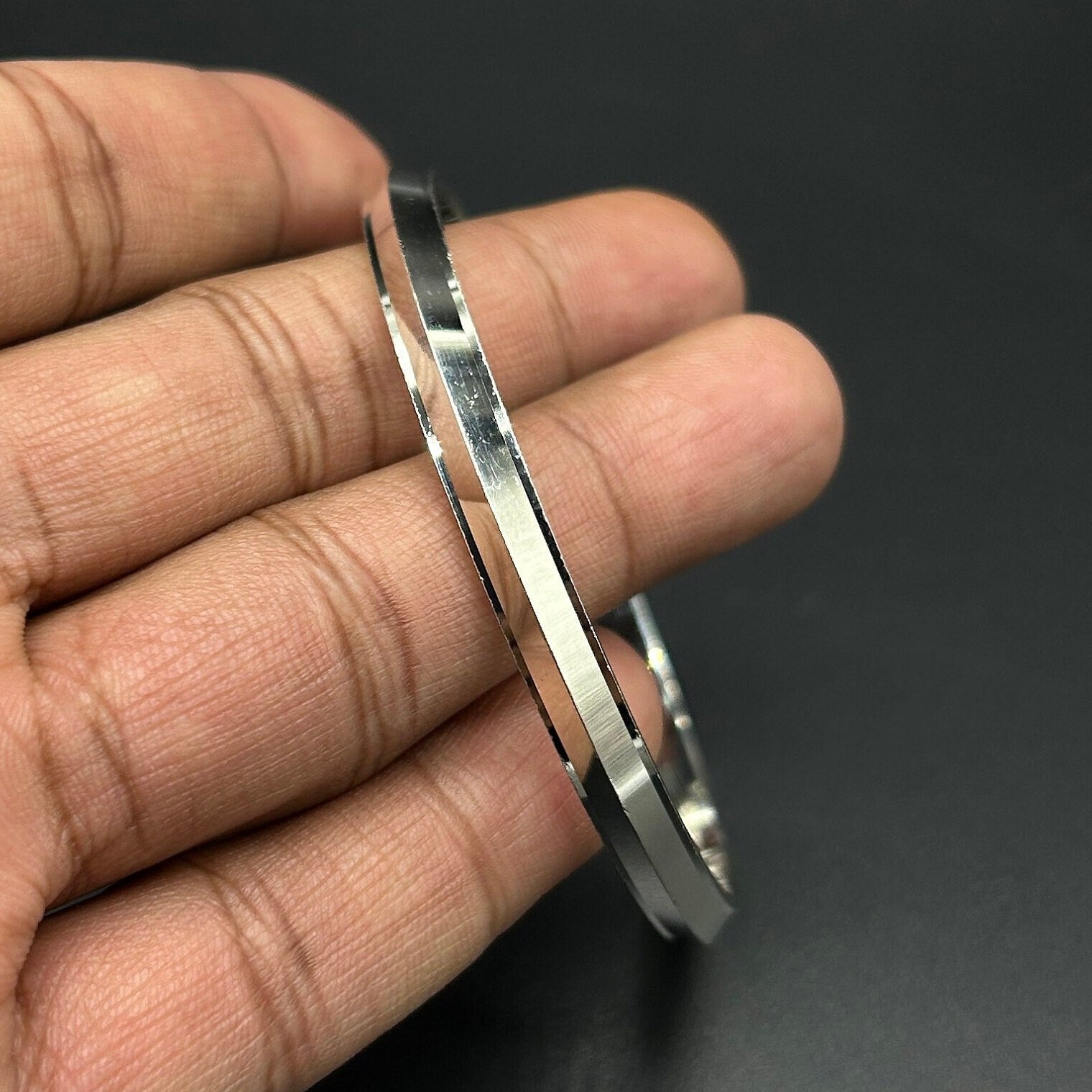 925 Sterling Silver Punjabi Kada / Silver Kada / silver Bracelet