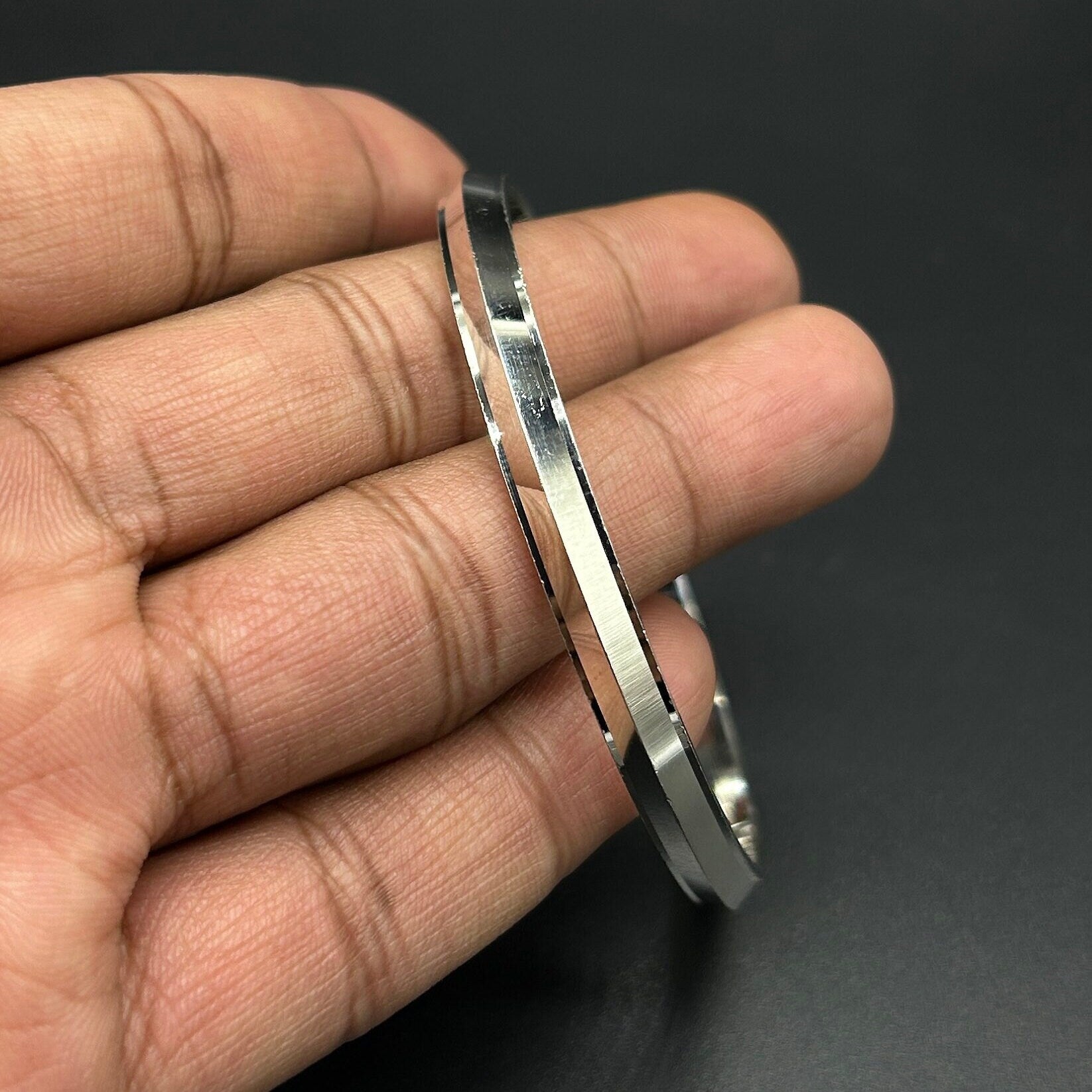 925 Sterling Silver Punjabi Kada / Silver Kada / silver Bracelet