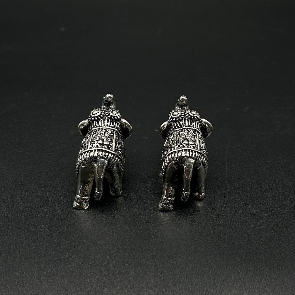 925 Sterling Silver Elephant Idol / Silver Elephant Statue