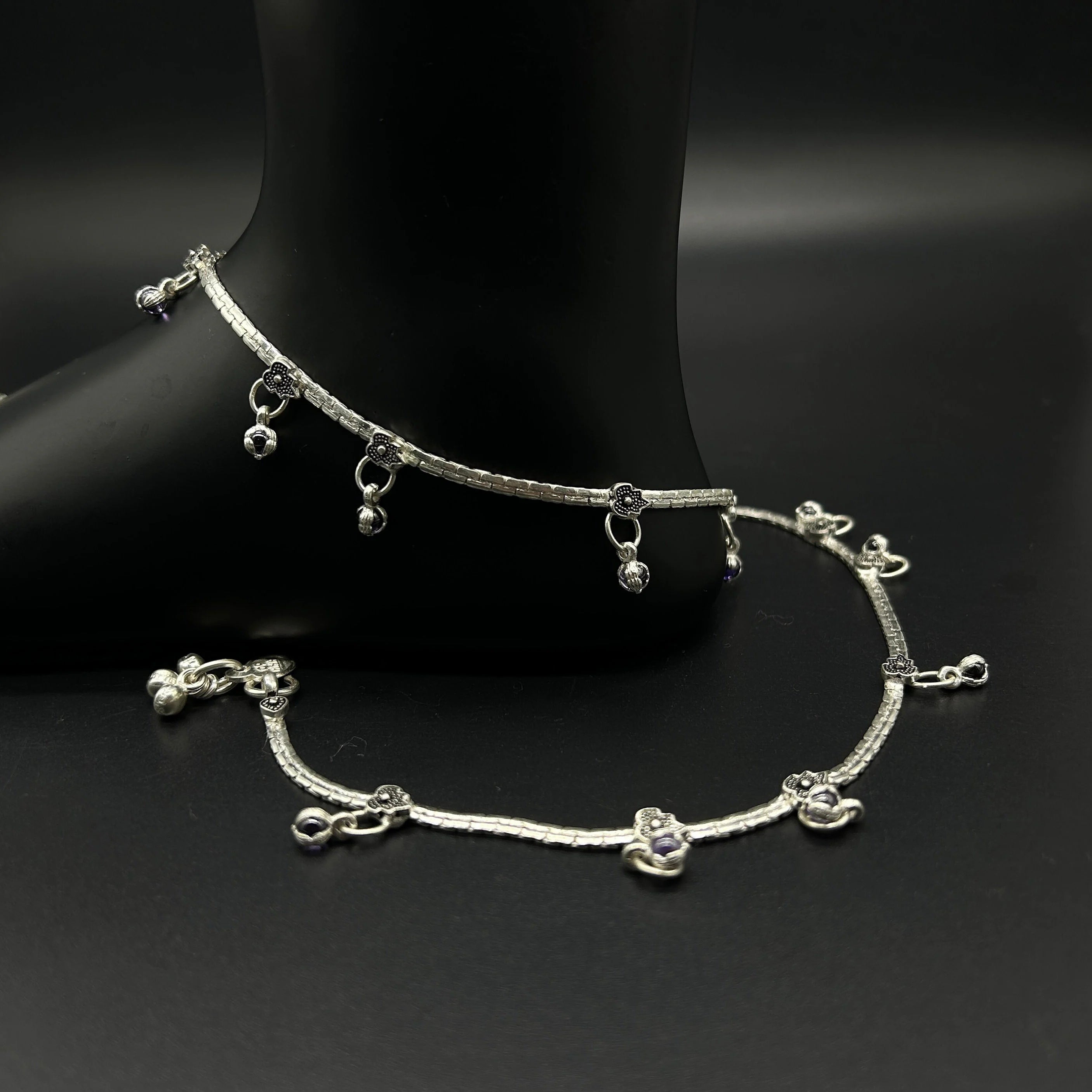 Pure Silver Anklet / Silver Payal / Silver Anklet / Silver Bride Anklet / Silver Payal / Silver Designer Payal