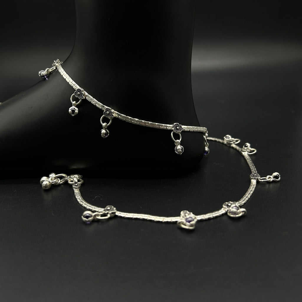 Pure Silver Anklet / Silver Payal / Silver Anklet / Silver Bride Anklet / Silver Payal / Silver Designer Payal