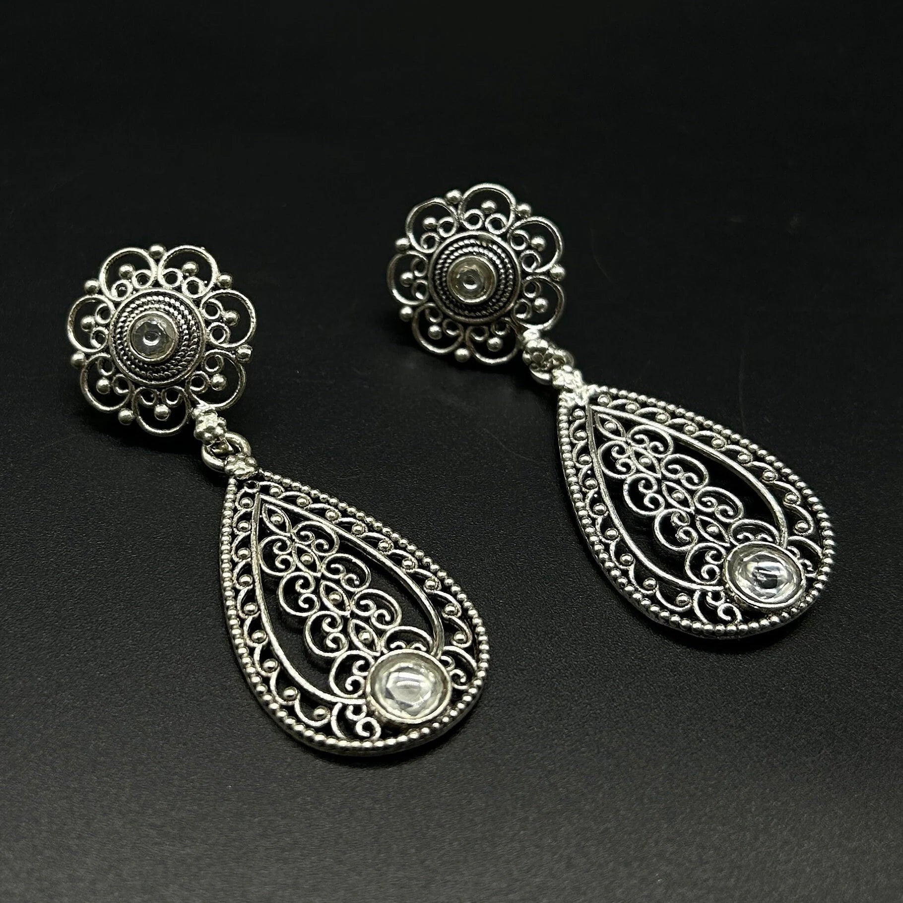 925 Sterling Silver Gemstone Earing