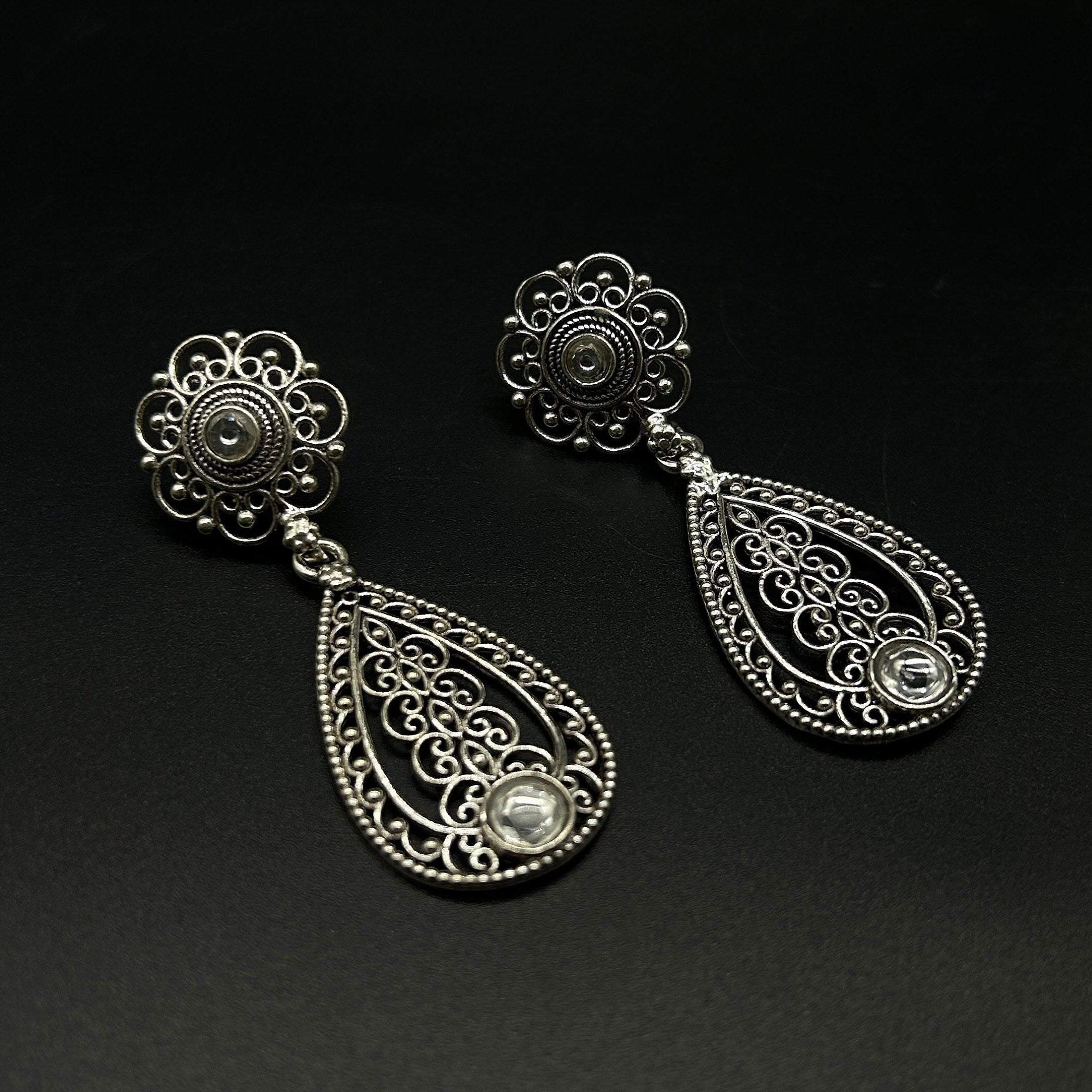925 Sterling Silver Gemstone Earing