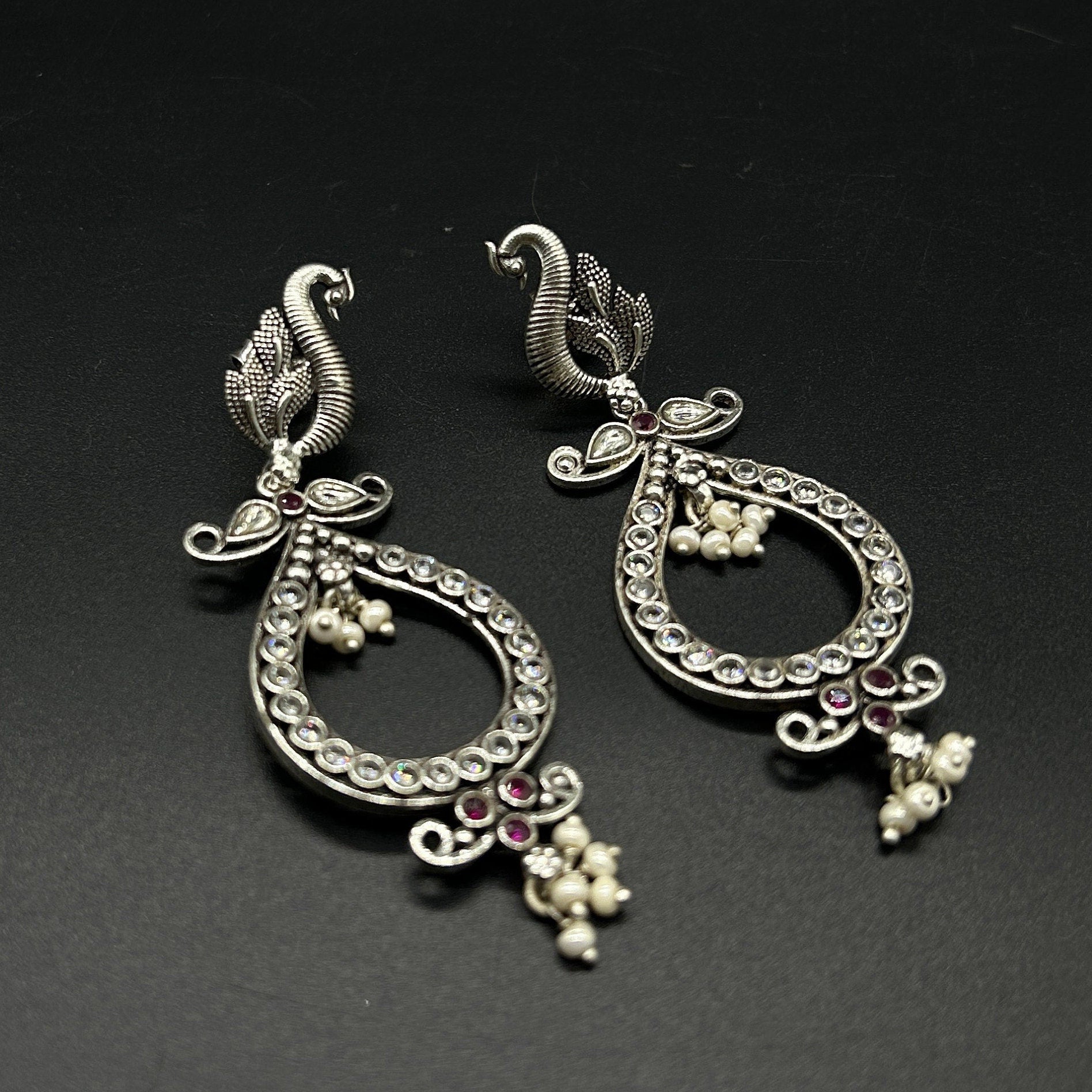 925 Sterling Silver Gemstone Earing