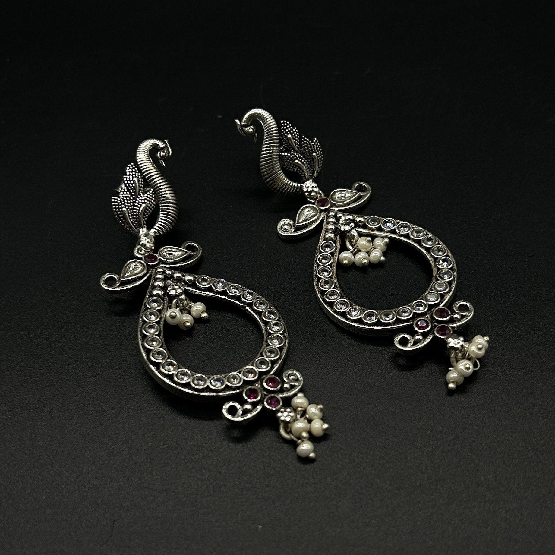 925 Sterling Silver Gemstone Earing