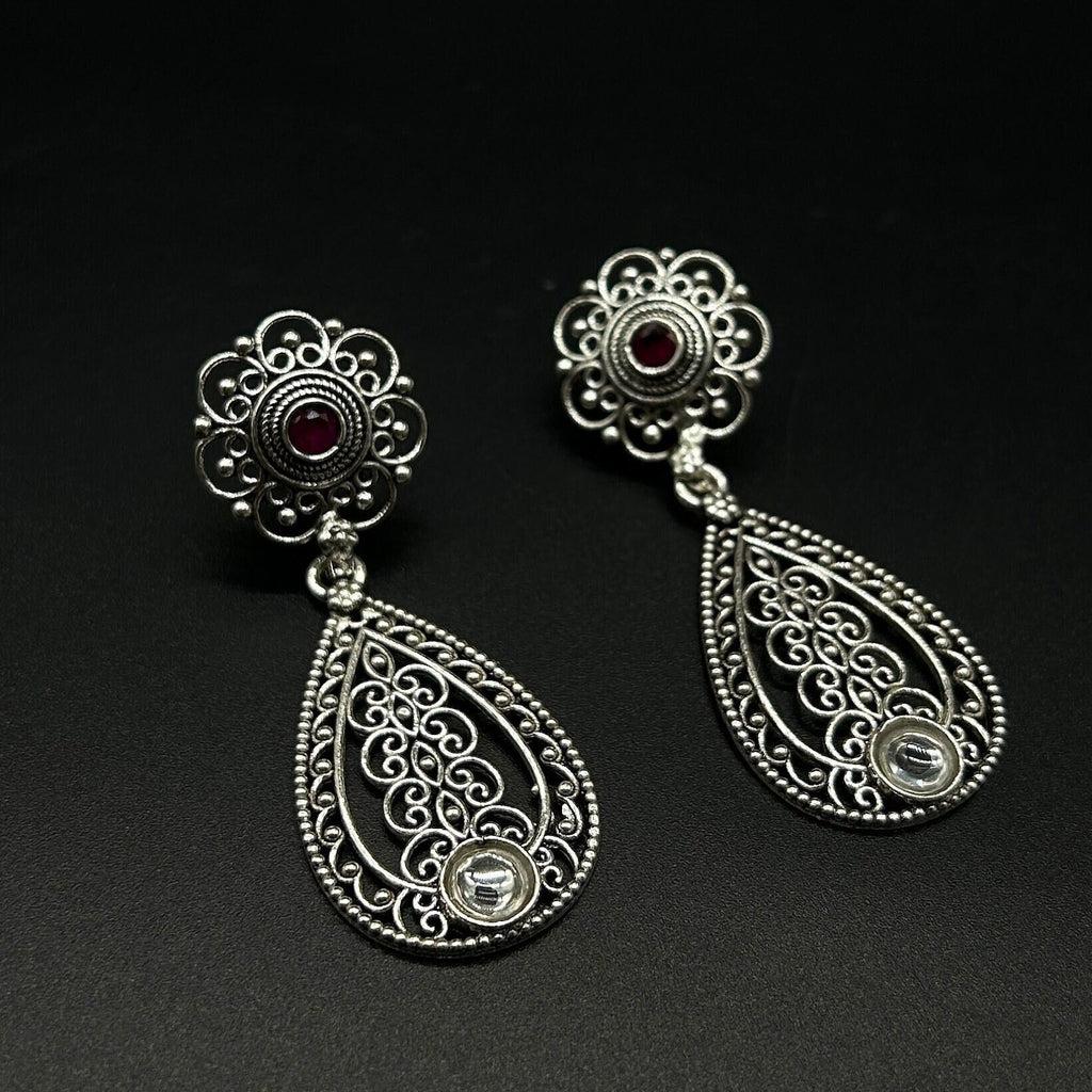 925 Sterling Silver Gemstone Earing