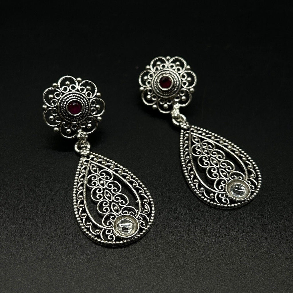 925 Sterling Silver Gemstone Earing