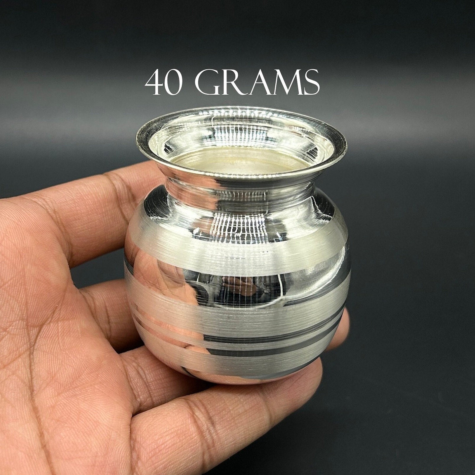 999 Solid Silver Kalash Lota / Silver Lota at Best Price in Etsy / Silver Kalash Lota for Puja