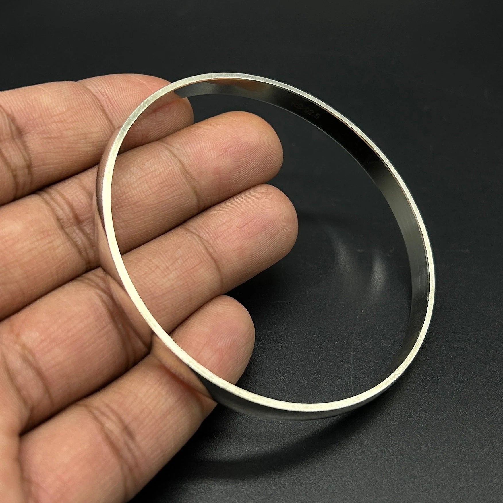 925 Sterling Silver Punjabi Kada / Silver Kada / silver Bracelet