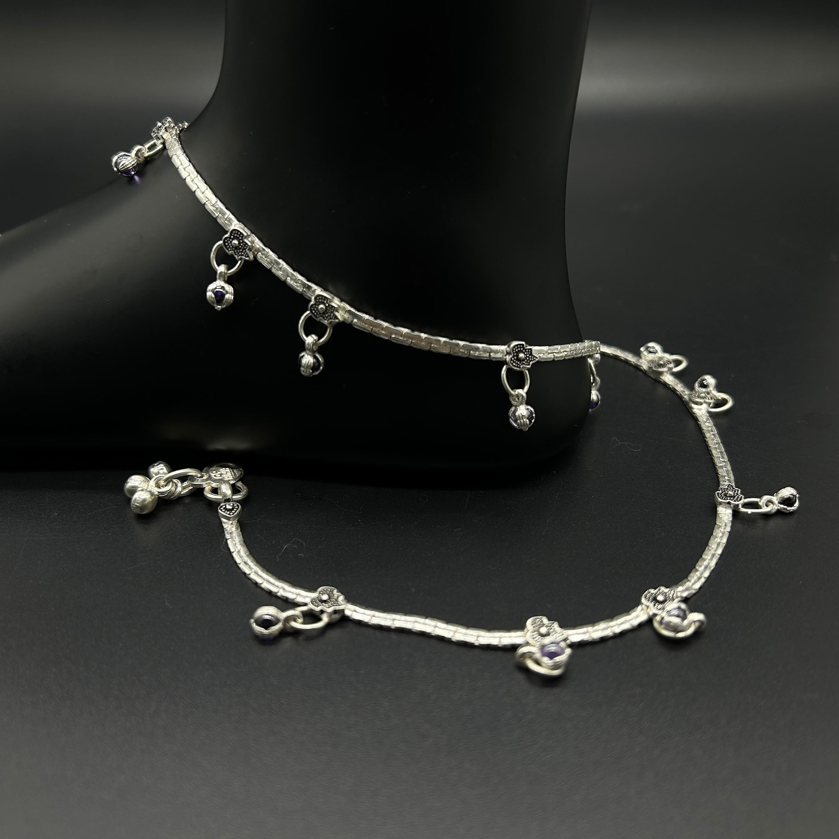 Pure Silver Anklet / Silver Payal / Silver Anklet / Silver Bride Anklet / Silver Payal / Silver Designer Payal