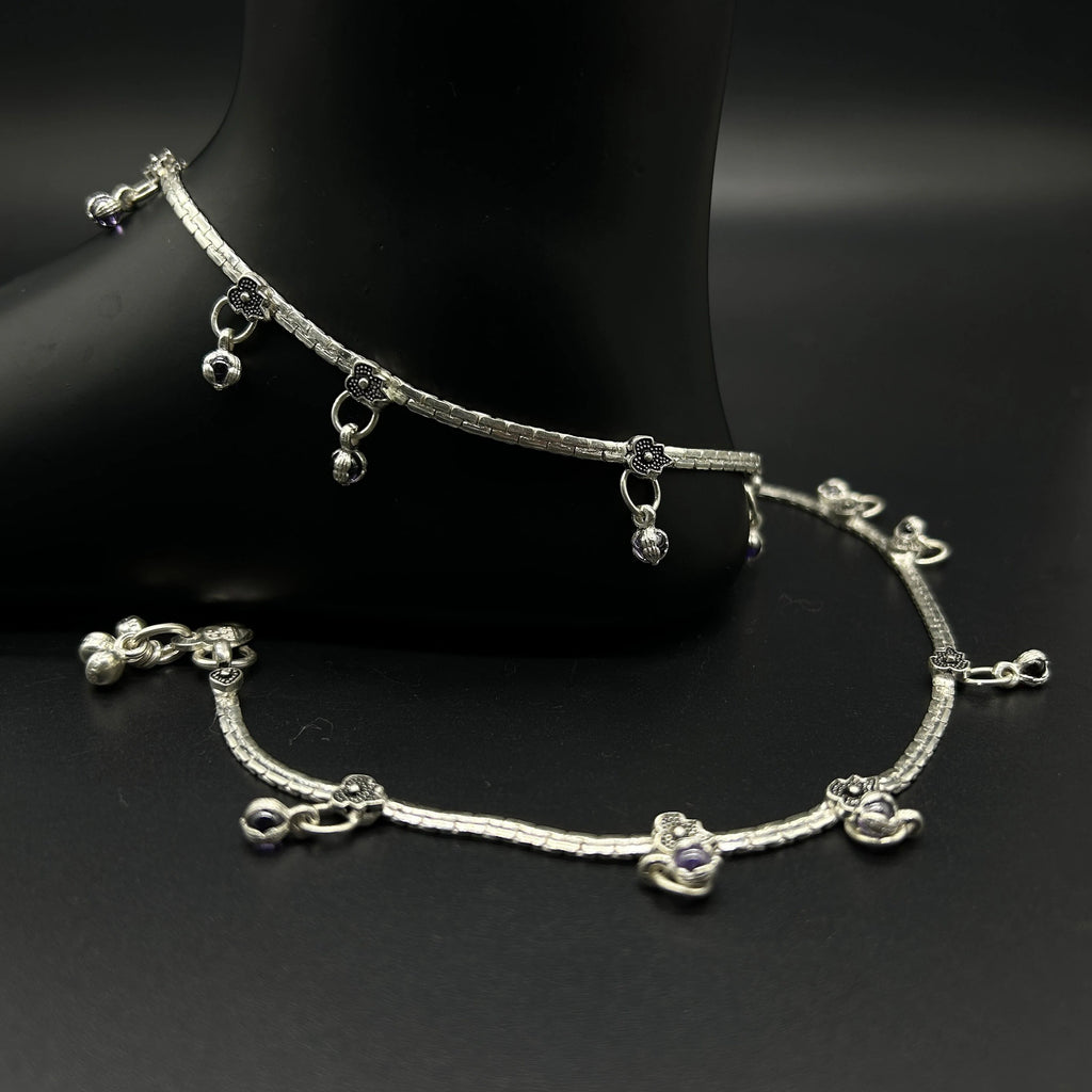 Pure Silver Anklet / Silver Payal / Silver Anklet / Silver Bride Anklet / Silver Payal / Silver Designer Payal