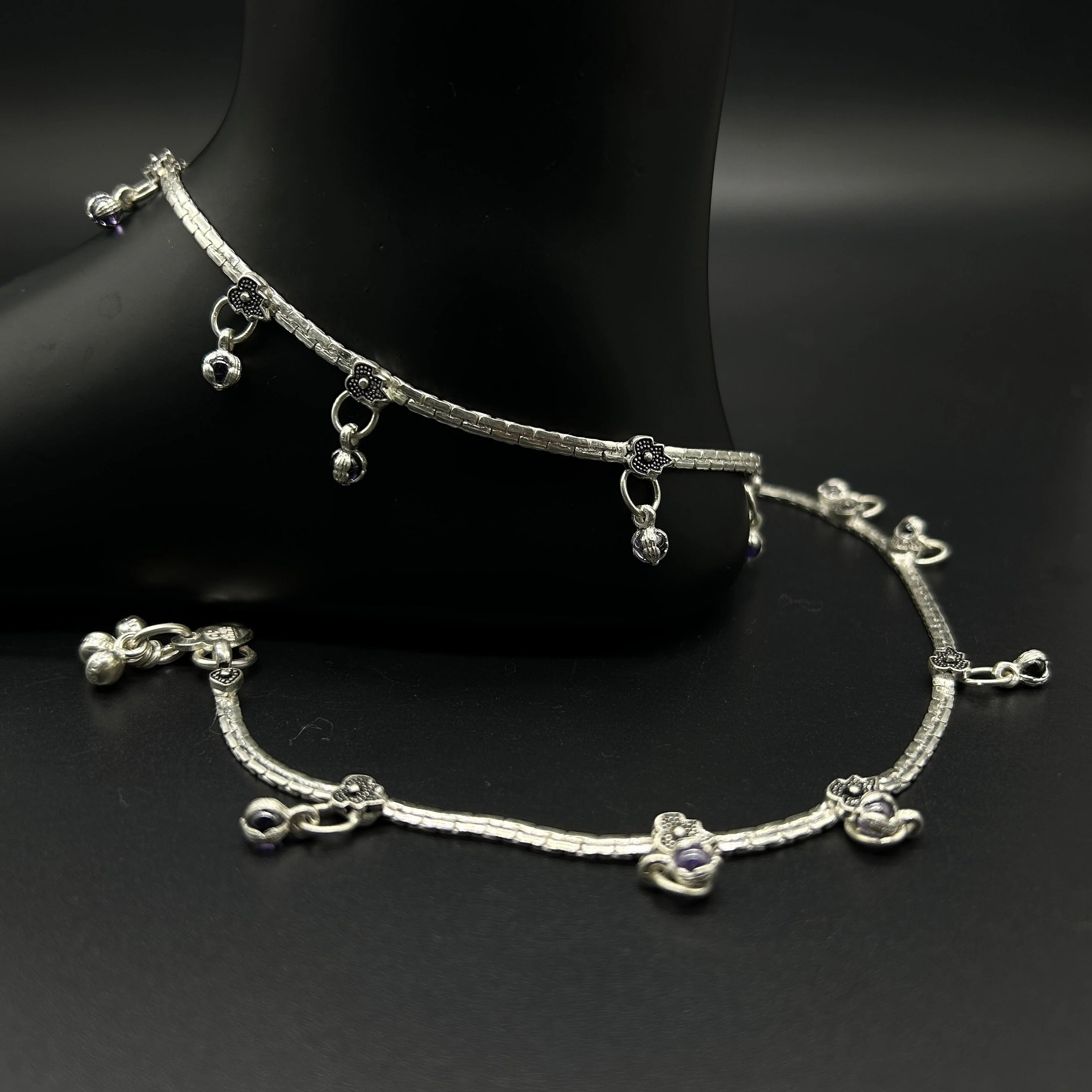 Pure Silver Anklet / Silver Payal / Silver Anklet / Silver Bride Anklet / Silver Payal / Silver Designer Payal