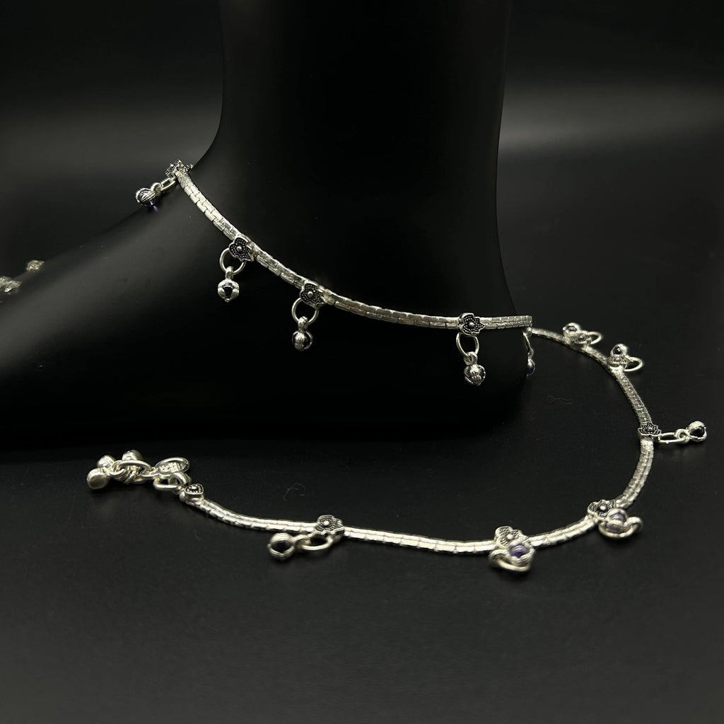 Pure Silver Anklet / Silver Payal / Silver Anklet / Silver Bride Anklet / Silver Payal / Silver Designer Payal