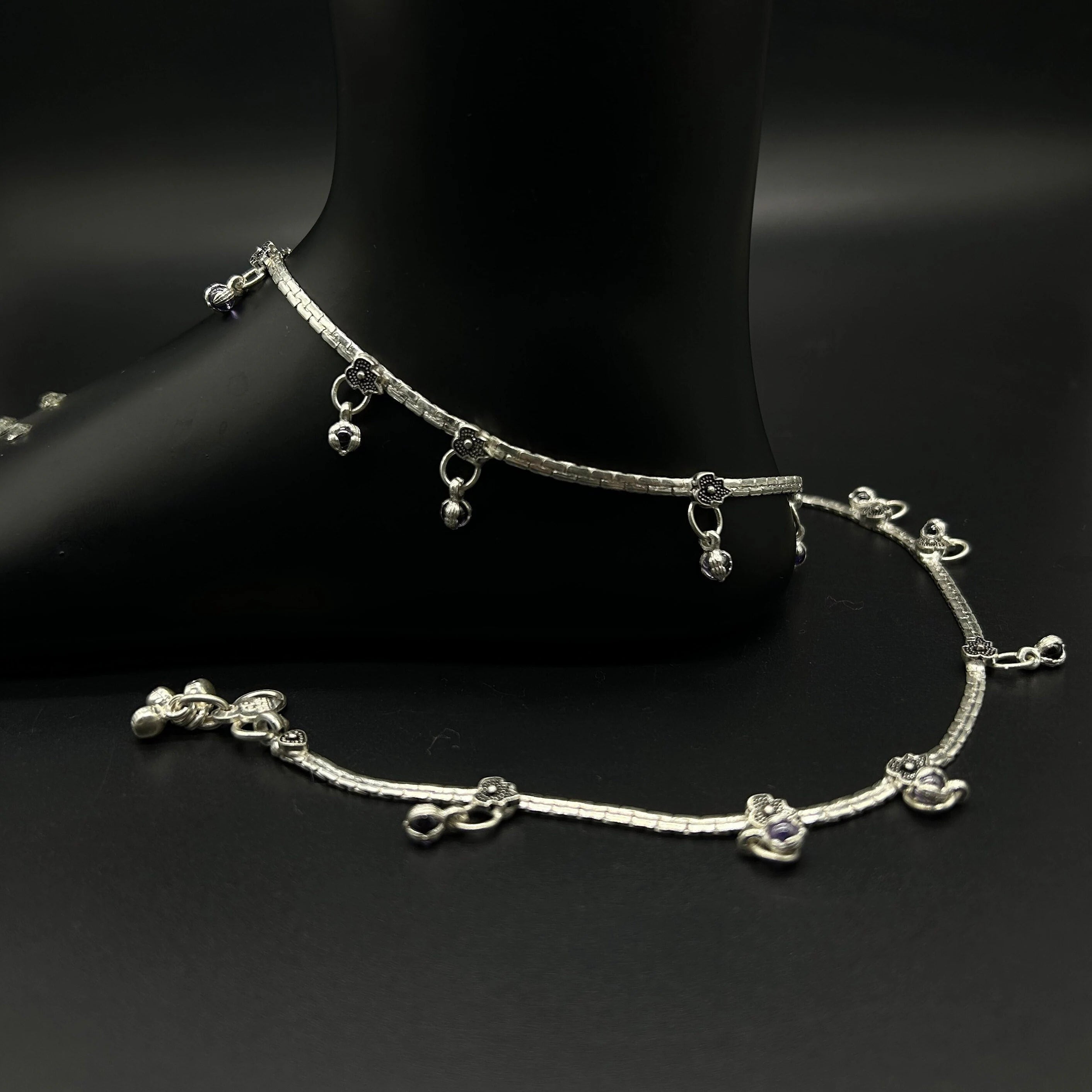 Pure Silver Anklet / Silver Payal / Silver Anklet / Silver Bride Anklet / Silver Payal / Silver Designer Payal