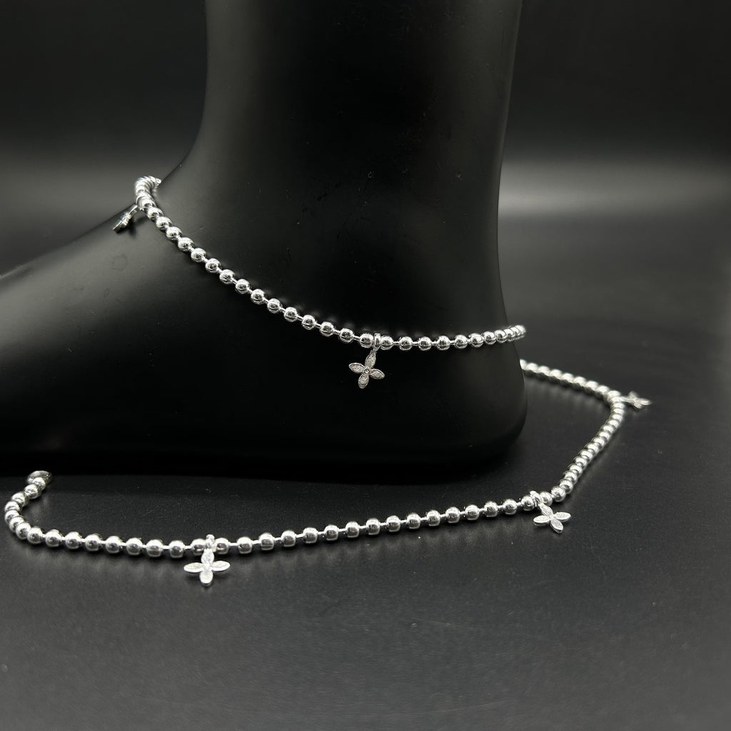 925 Sterling Silver Anklet / Silver Payal / Silver Anklet / Silver Bride Anklet / Silver Payal / Silver Designer Payal