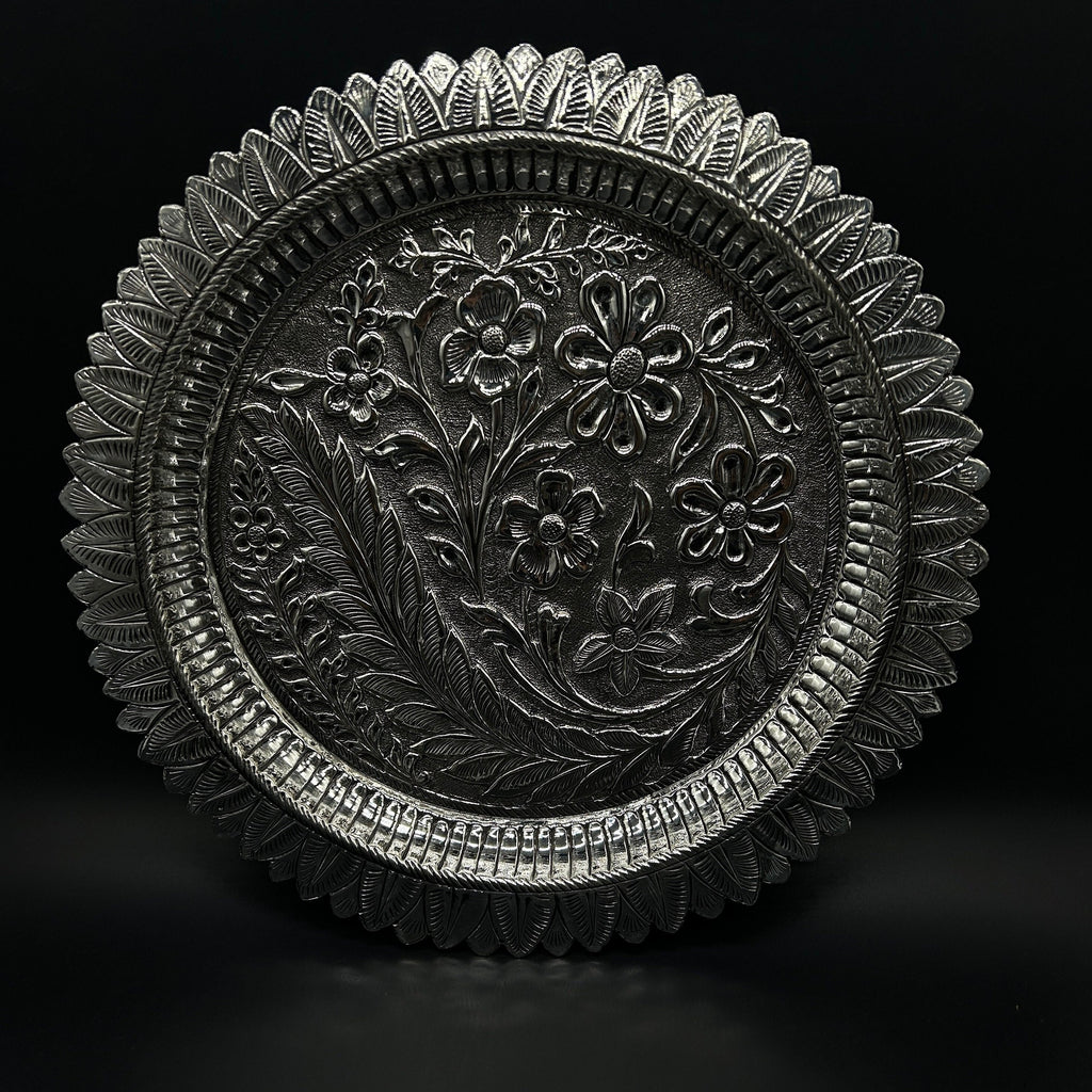 925 Sterling Silver Thali For Pooja / Silver Pooja Thali
