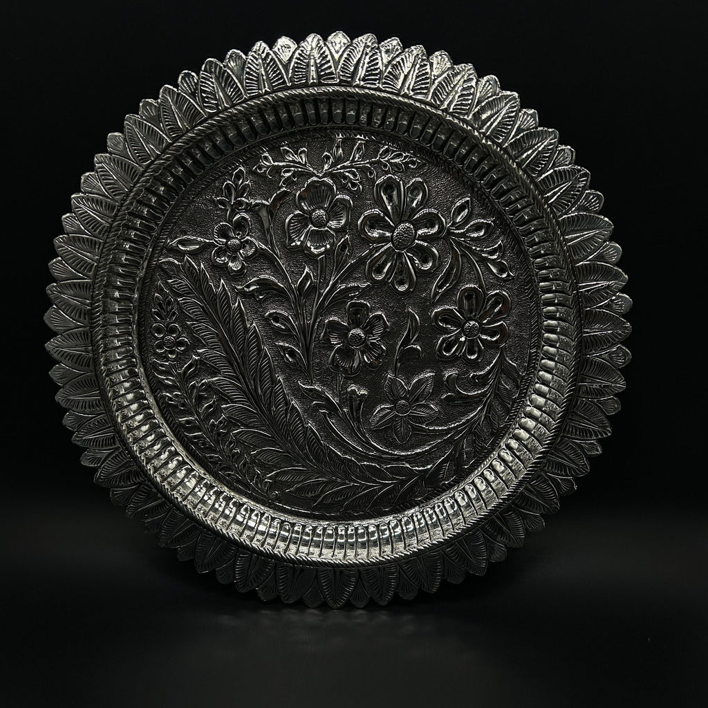 925 Sterling Silver Thali For Pooja / Silver Pooja Thali