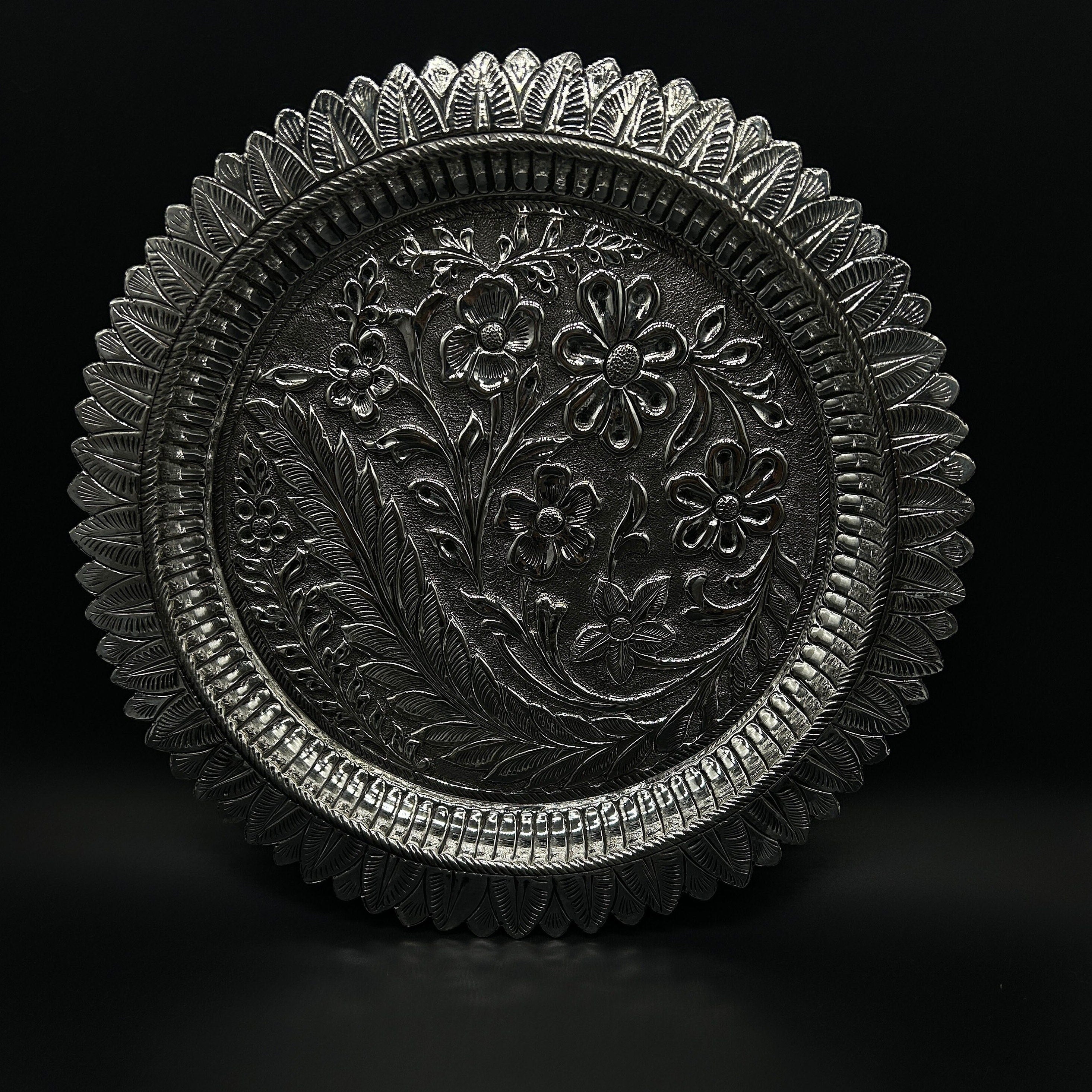 925 Sterling Silver Thali For Pooja / Silver Pooja Thali