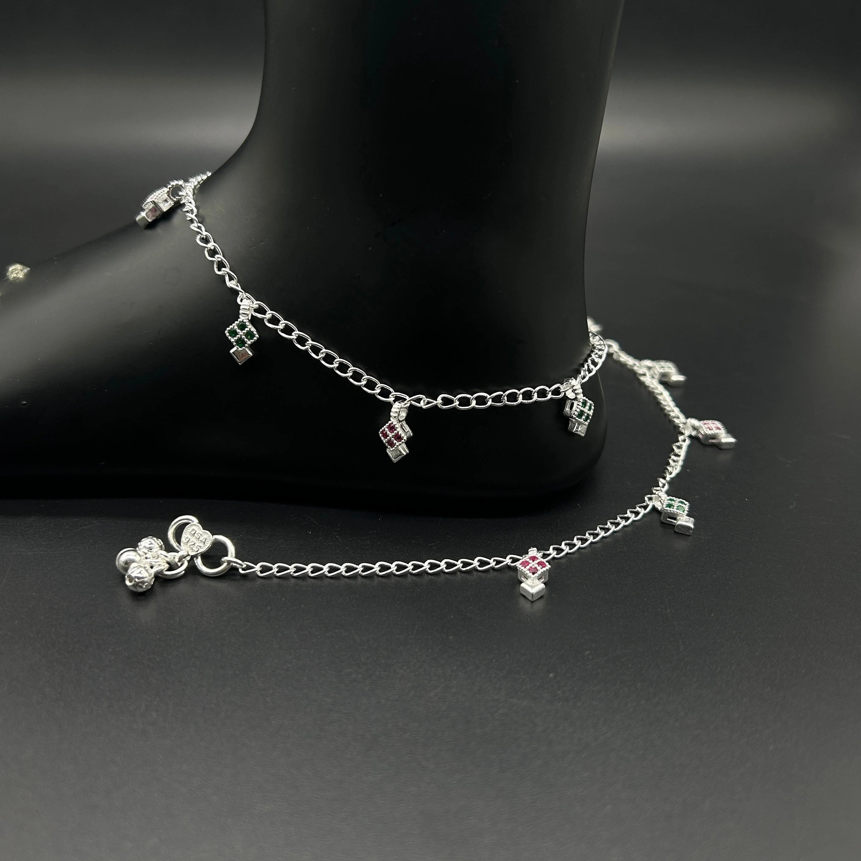 925 Sterling Silver Anklet / Silver Payal / Silver Anklet / Silver Bride Anklet / Silver Payal / Silver Designer Payal