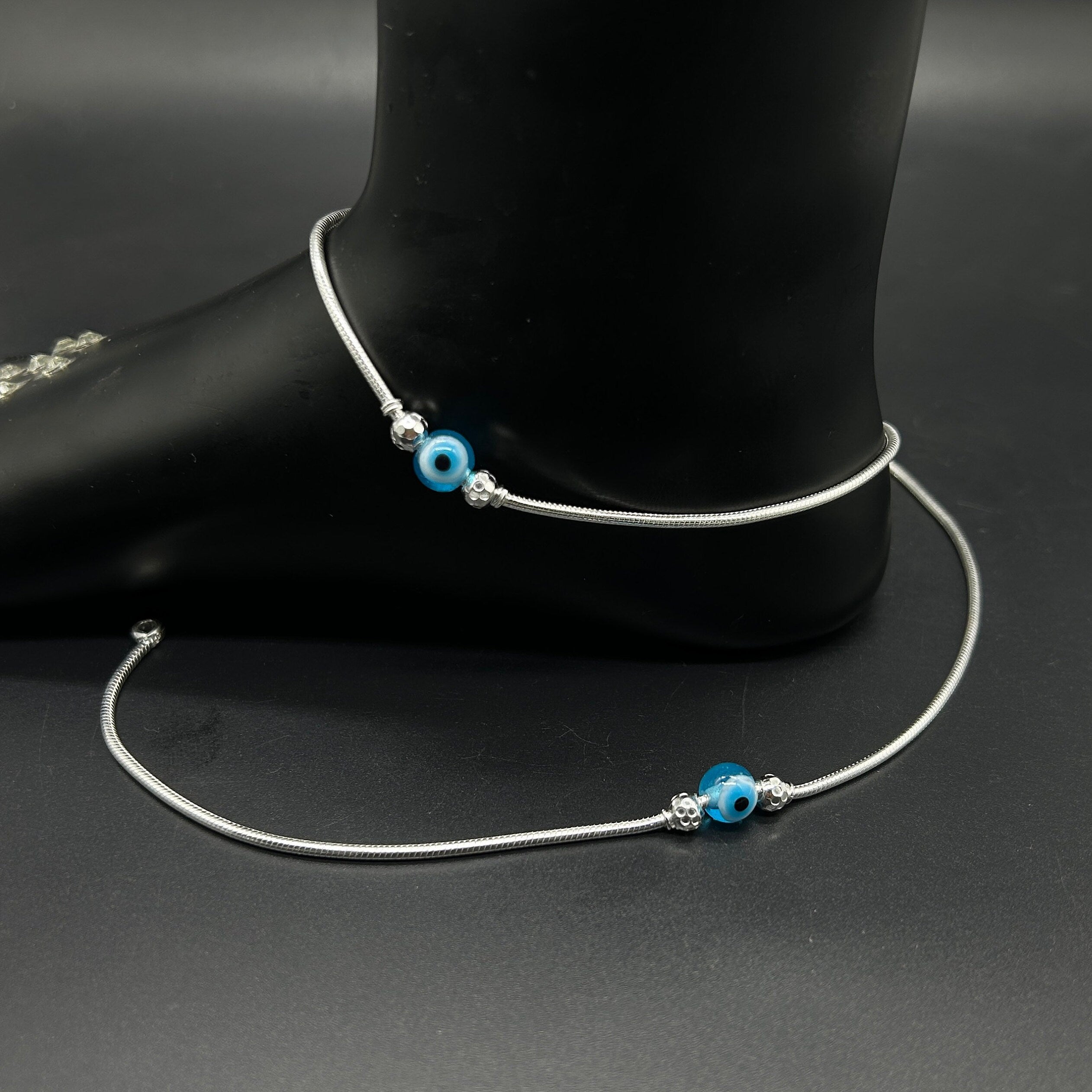 925 Sterling Silver Anklet / Silver Payal / Silver Anklet / Silver Bride Anklet / Silver Payal / Silver Designer Payal