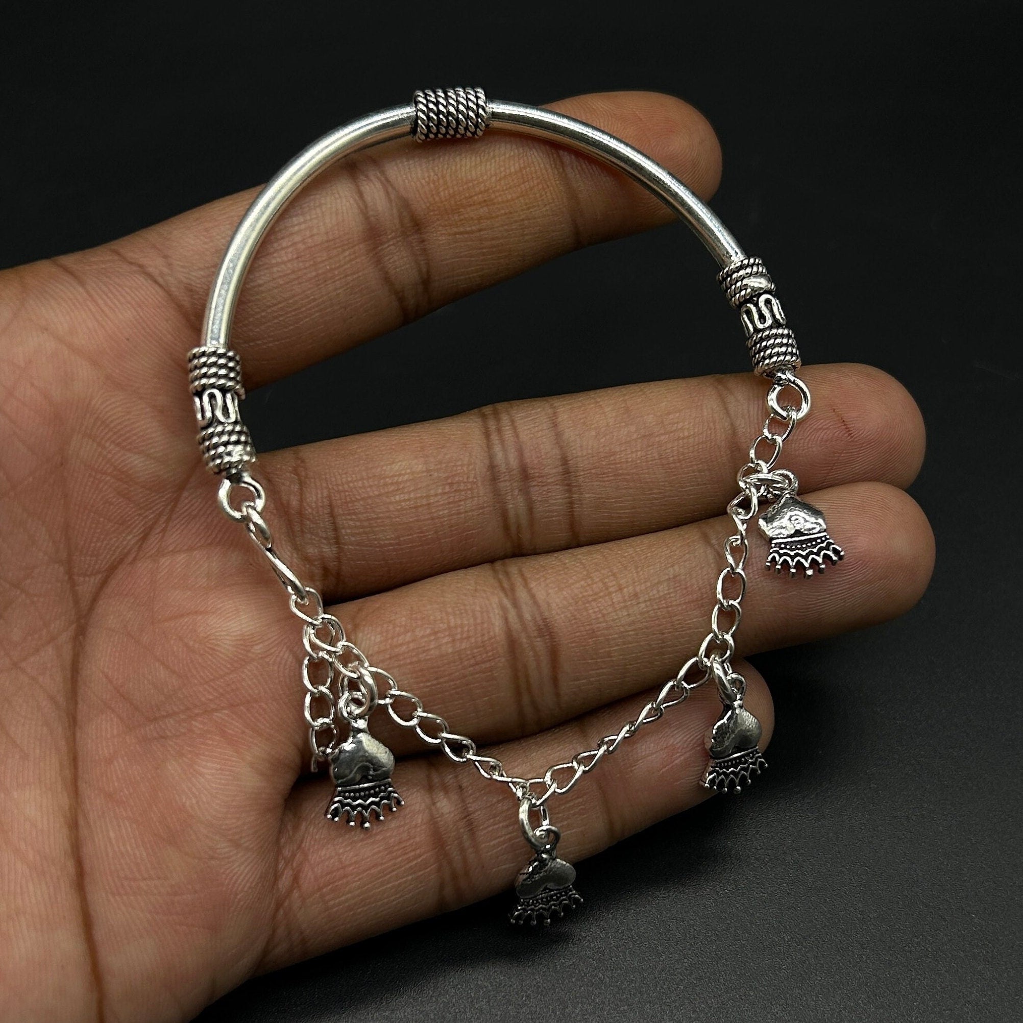 925 Sterling Silver bracelet, Silver Adjustable bracelet , Silver Gift For Her