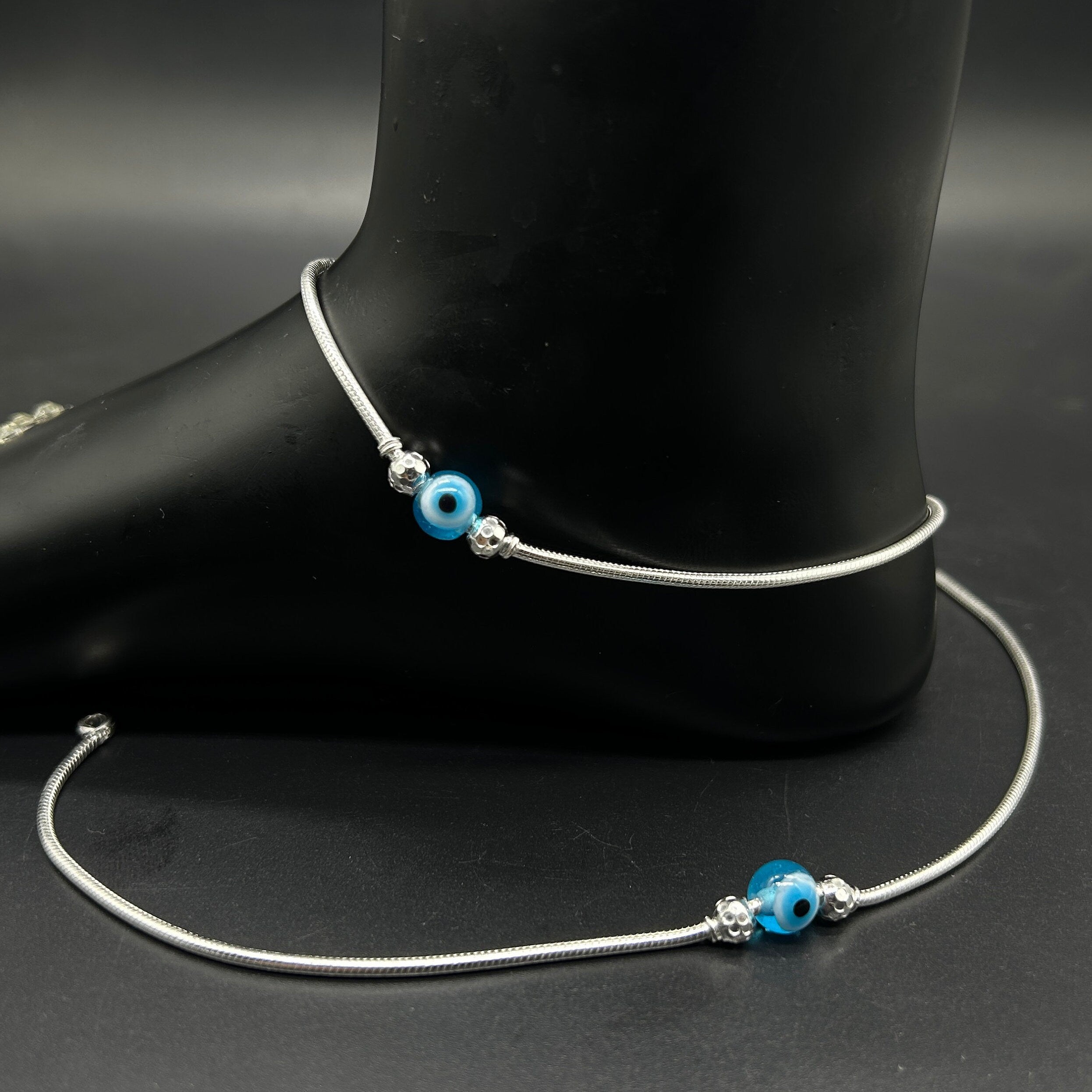 925 Sterling Silver Anklet / Silver Payal / Silver Anklet / Silver Bride Anklet / Silver Payal / Silver Designer Payal