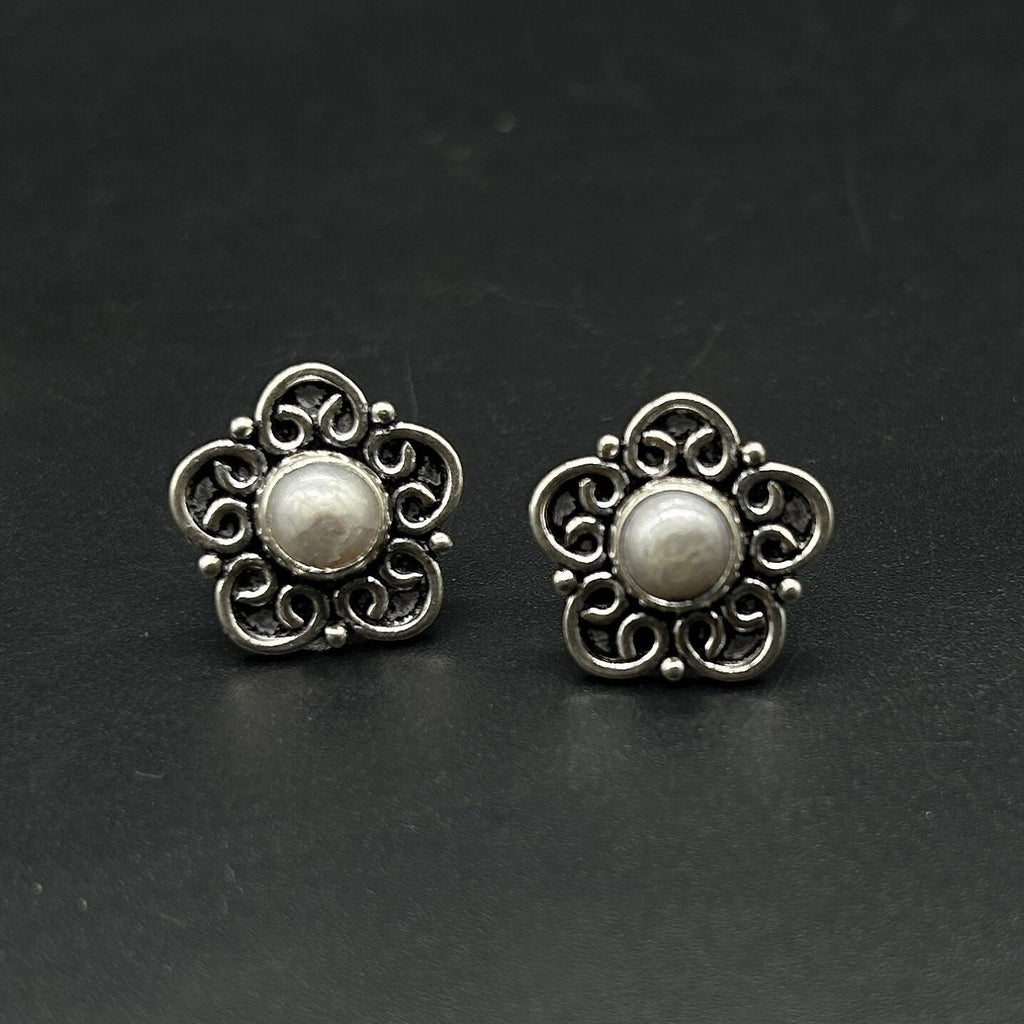925 Sterling Silver Pearl Earing