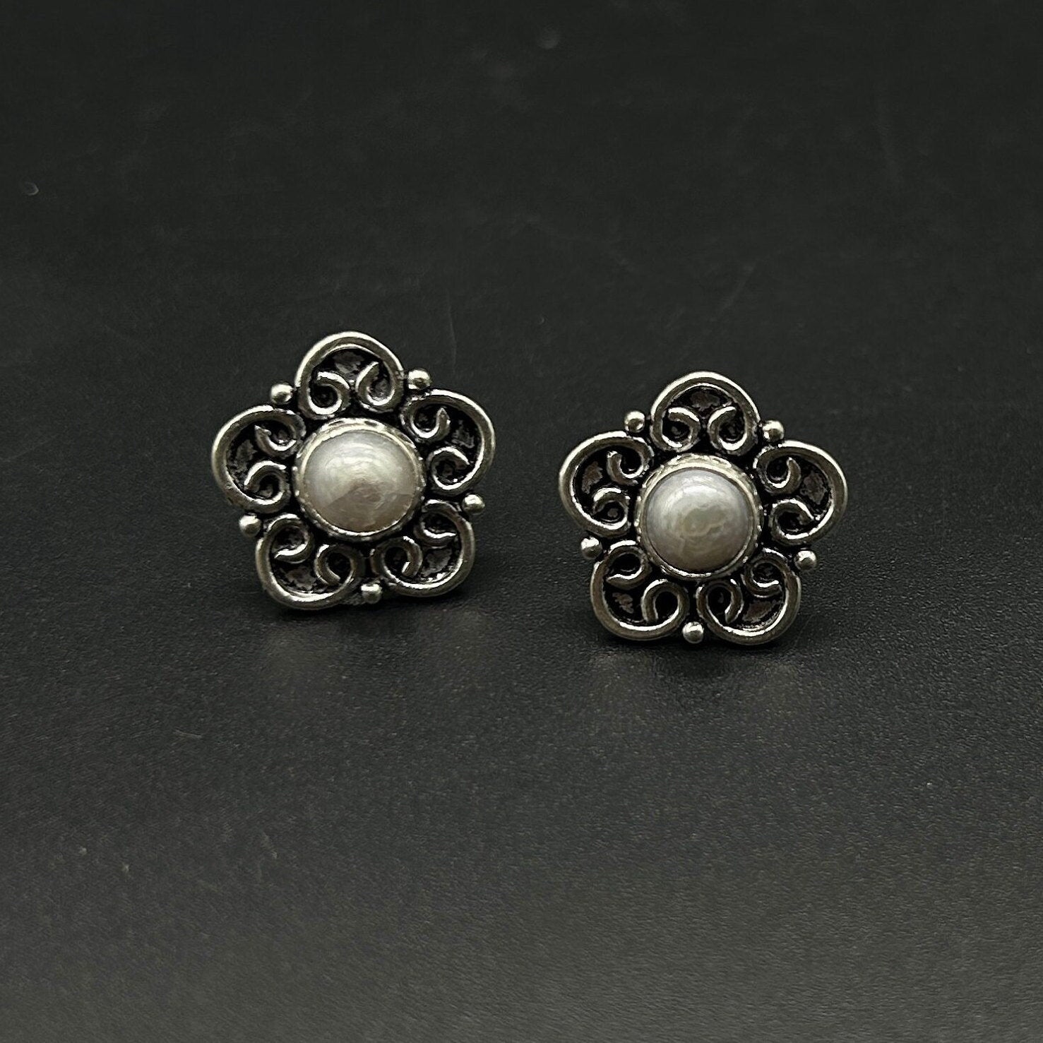 925 Sterling Silver Pearl Earing