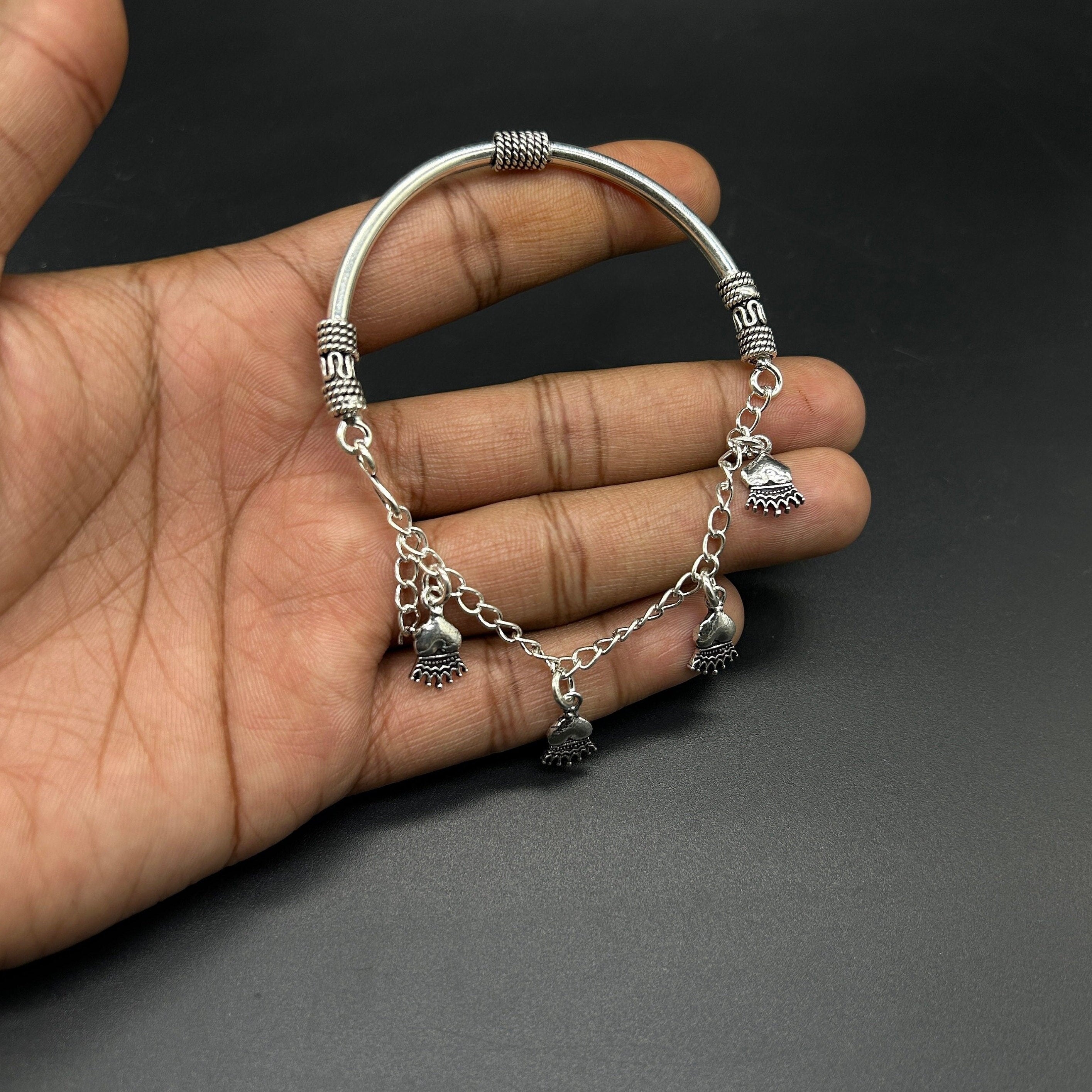 925 Sterling Silver bracelet, Silver Adjustable bracelet , Silver Gift For Her