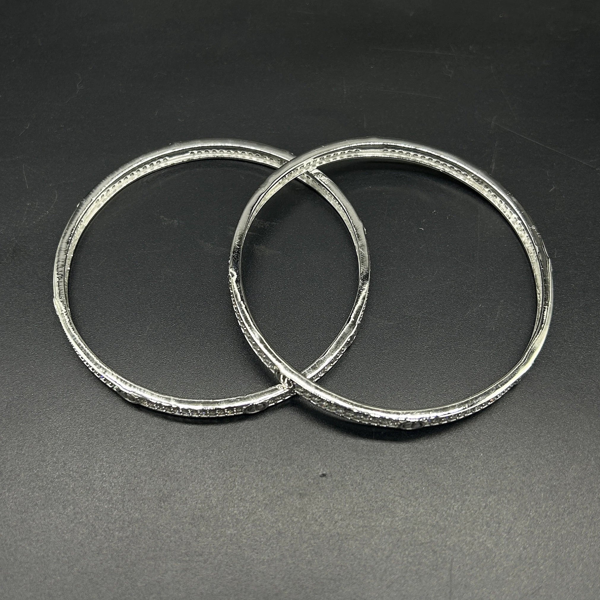 925 Sterling Silver Bangle for Girls and Women