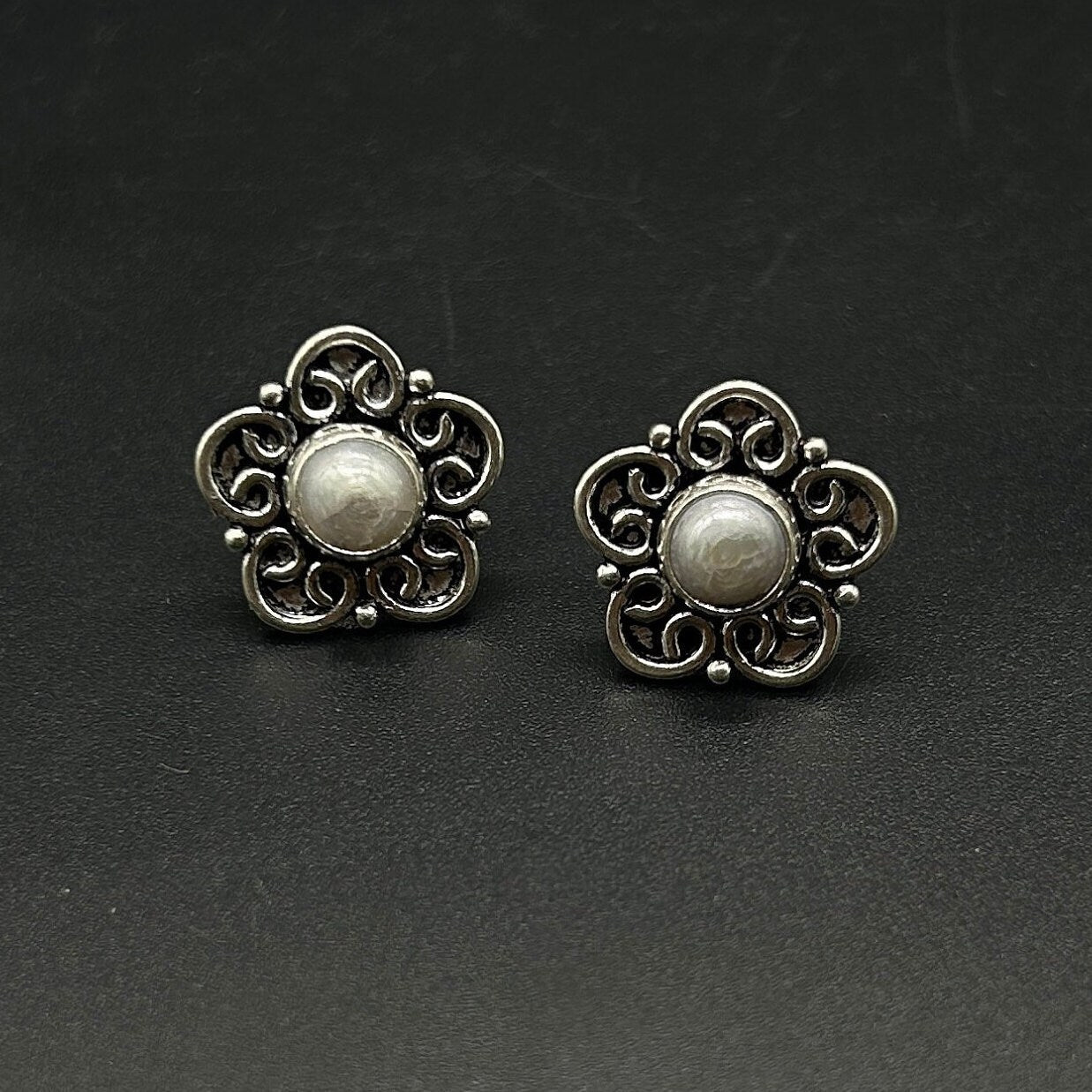 925 Sterling Silver Pearl Earing