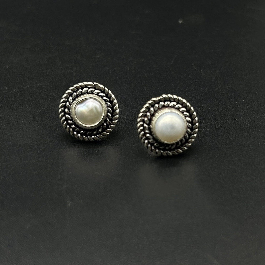 925 Sterling Silver Pearl Earing