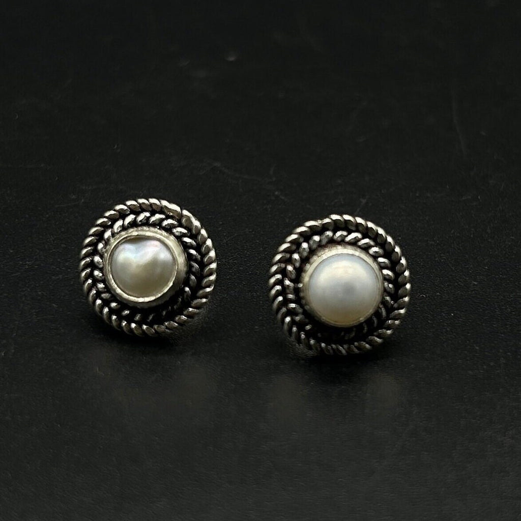 925 Sterling Silver Pearl Earing
