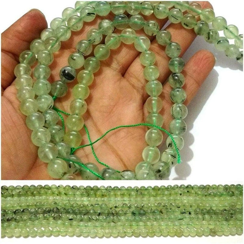 Prehnite Beads 4mm,6mm,8mm