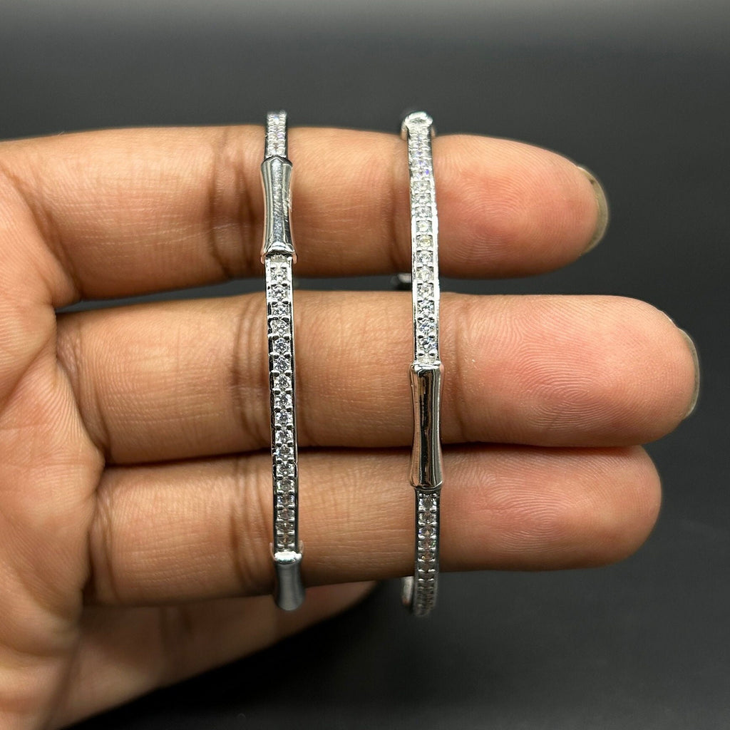 925 Sterling Silver Bangle for Girls and Women