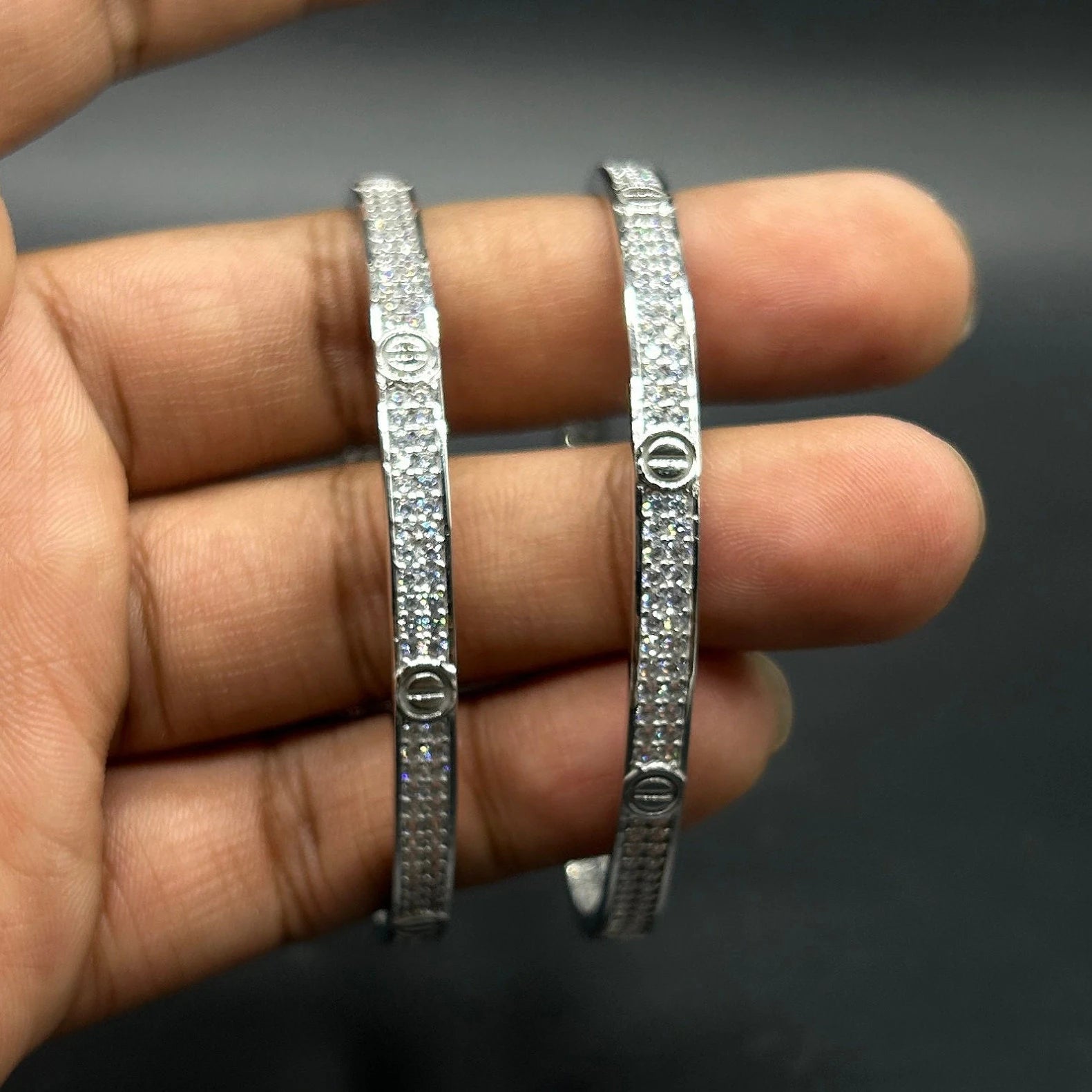 925 Sterling Silver Bangle for Girls and Women