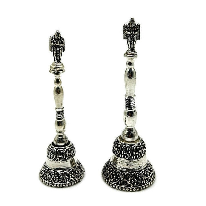 925 Sterling Silver Bell For Pooja / Mandir / Silver Ghanti