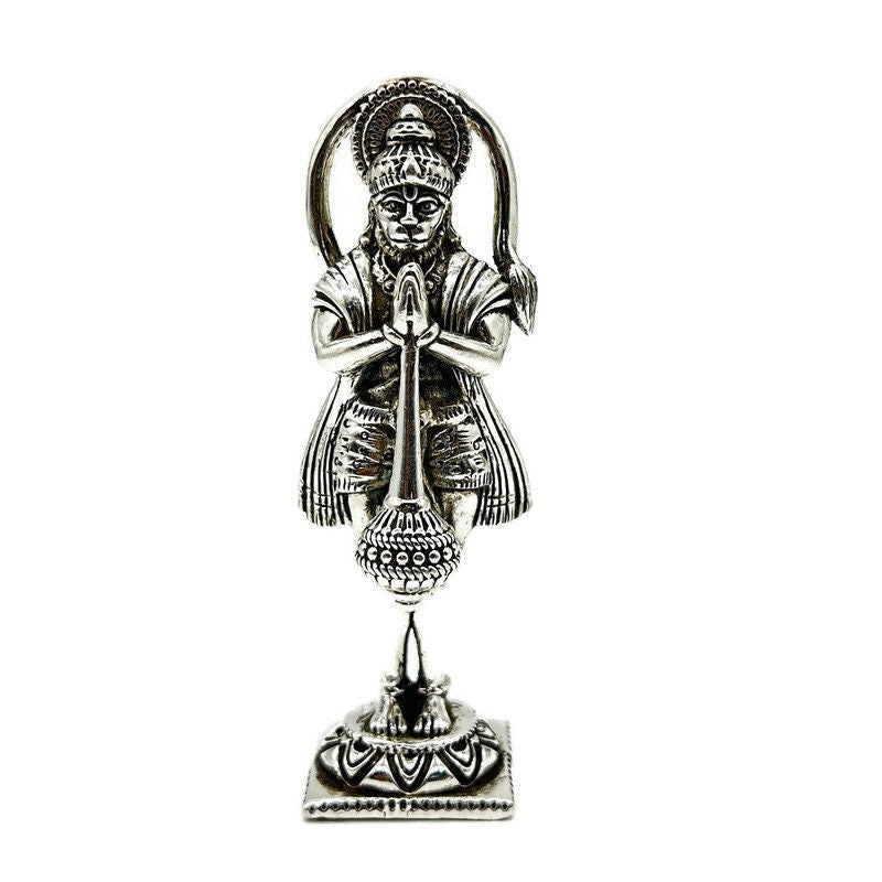 925 Sterling Silver Hanumana Ji idol