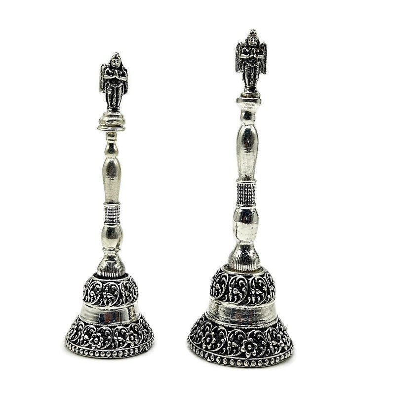 925 Sterling Silver Bell For Pooja / Mandir / Silver Ghanti