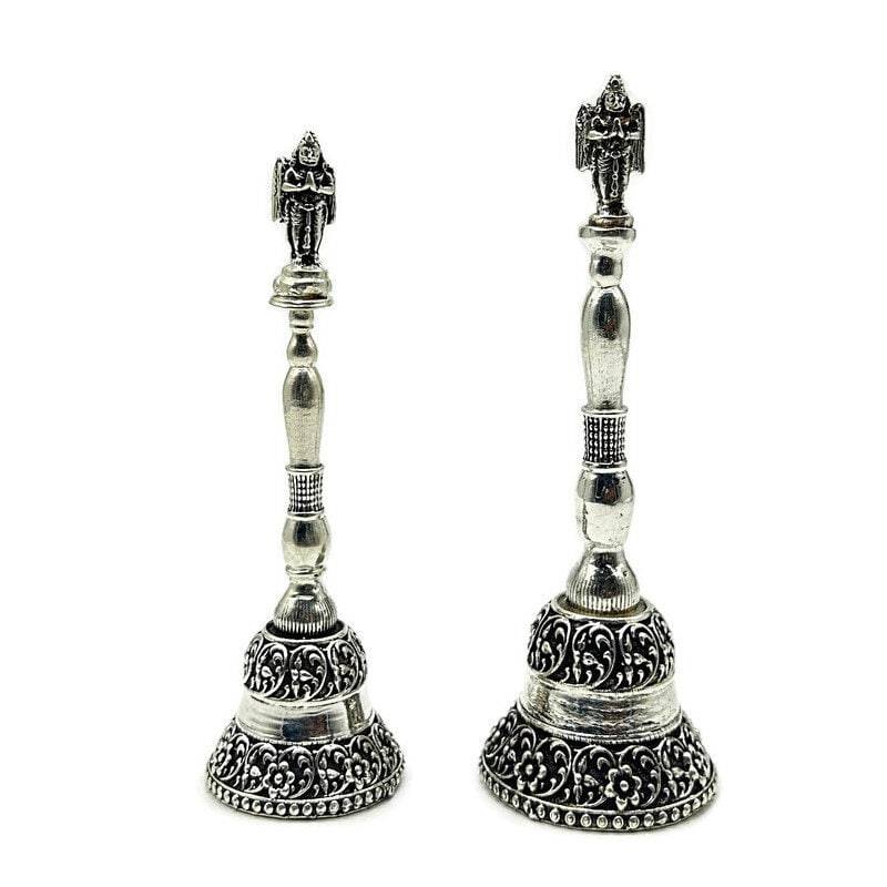 925 Sterling Silver Bell For Pooja / Mandir / Silver Ghanti